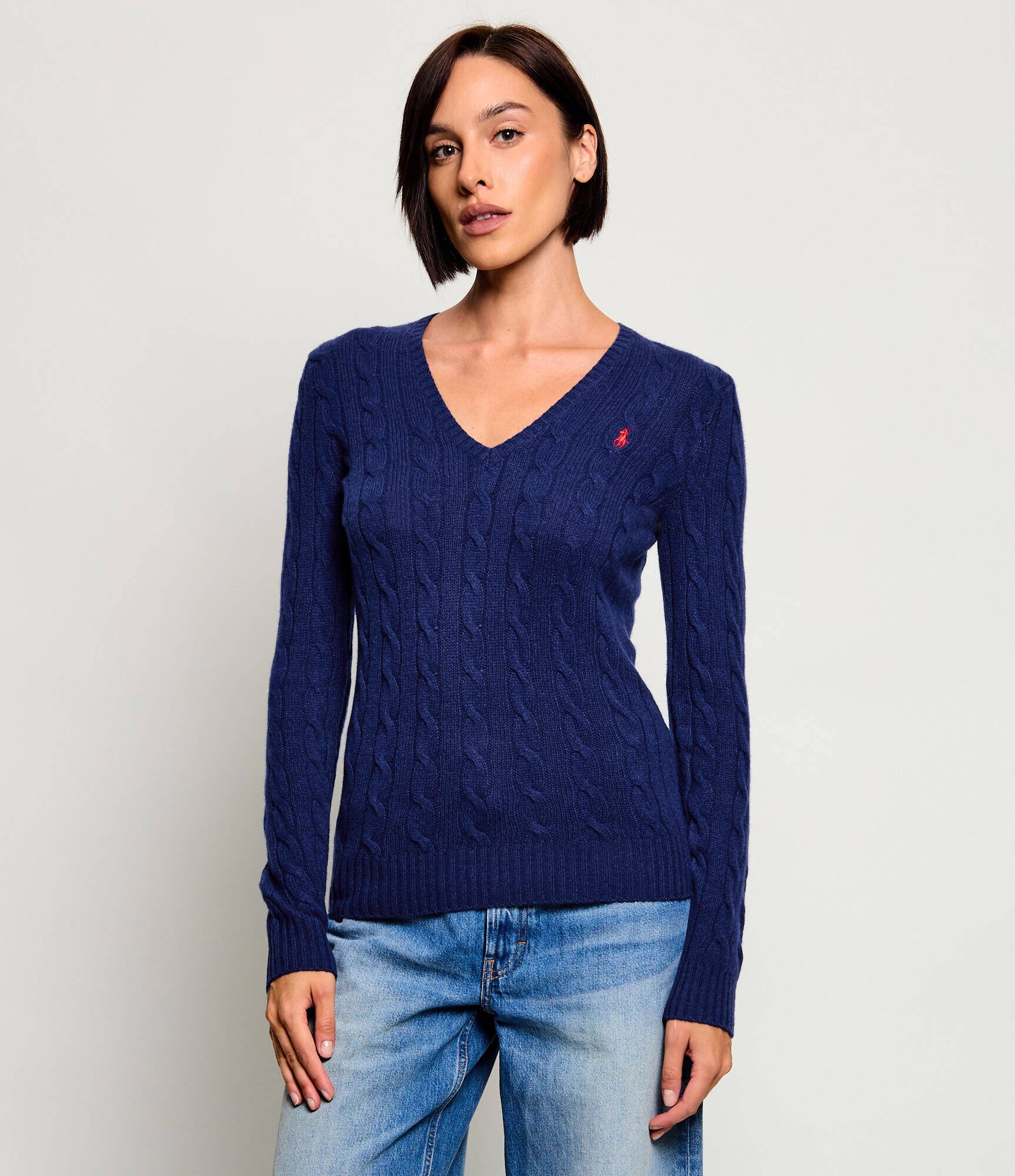 Polo Ralph Lauren De lână pulover Kimberly | Slim Fit cu adaos de cașmir