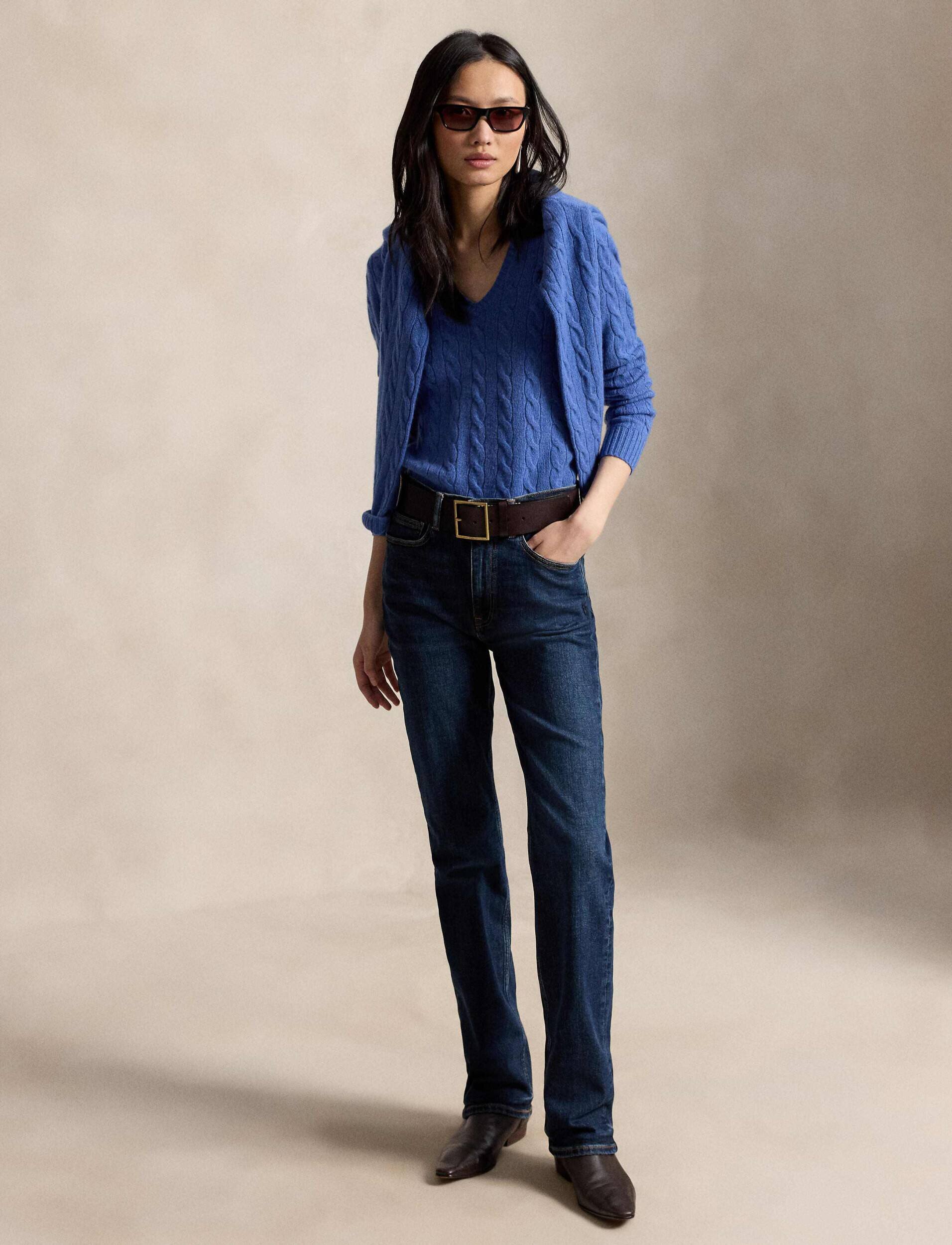 Polo Ralph Lauren De lână pulover Kimberly | Slim Fit cu adaos de cașmir