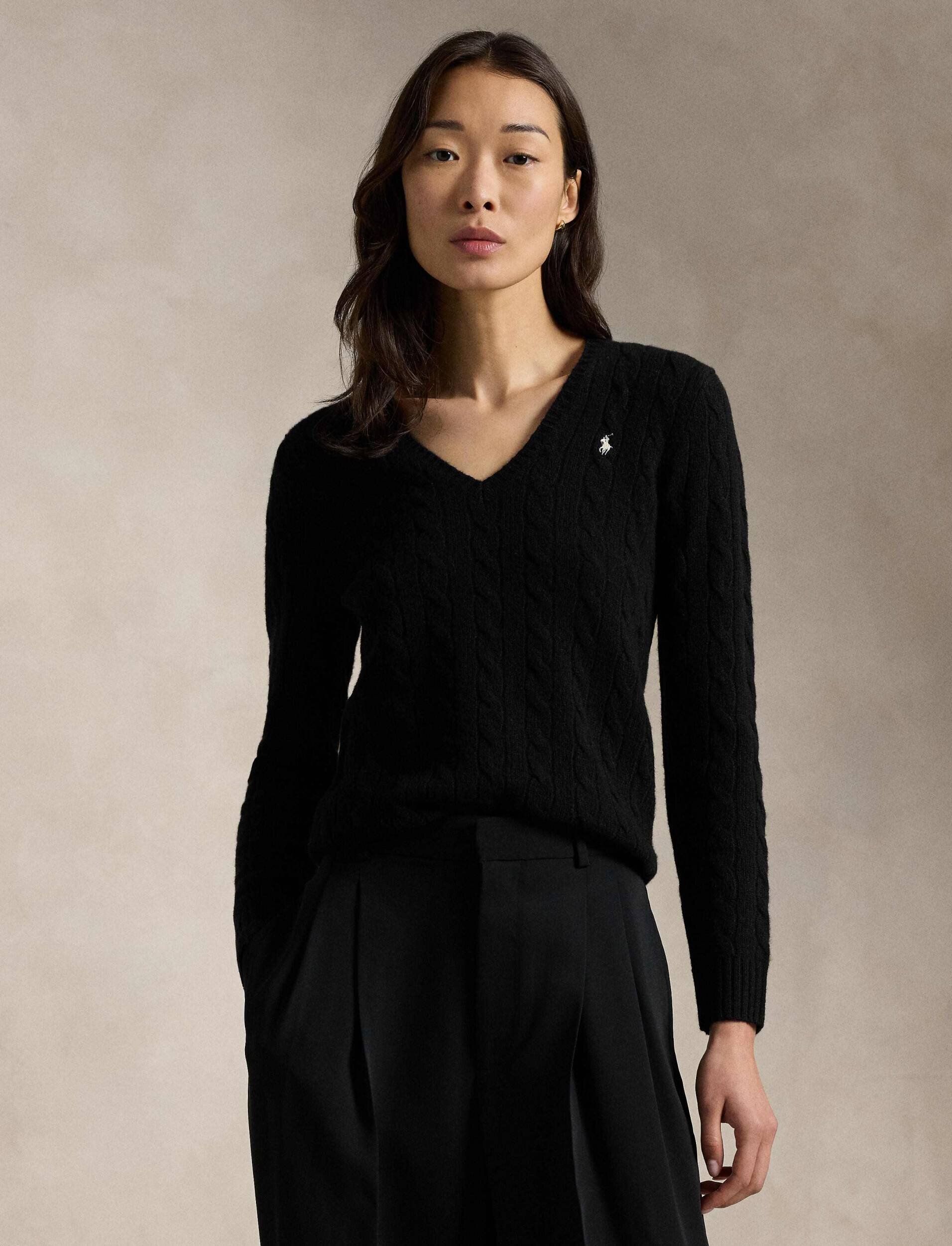 Polo Ralph Lauren De lână pulover Kimberly | Slim Fit cu adaos de cașmir