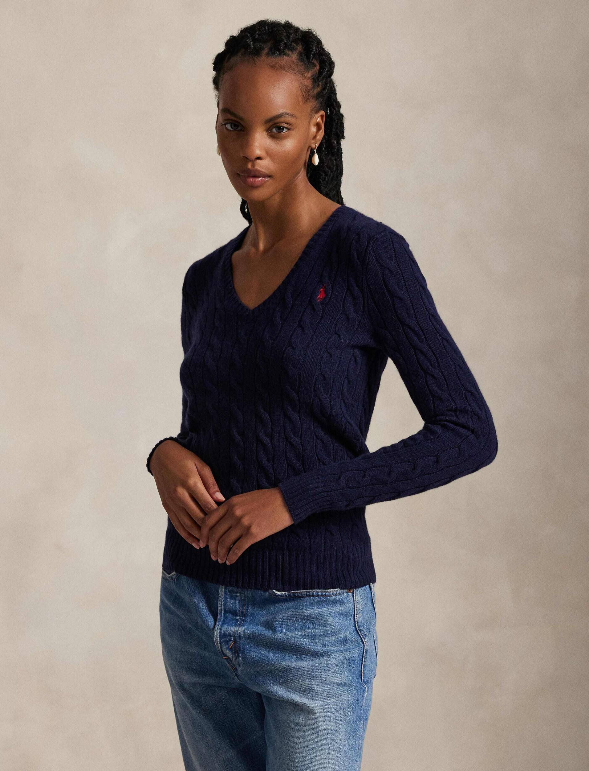 Polo Ralph Lauren De lână pulover Kimberly | Slim Fit cu adaos de cașmir
