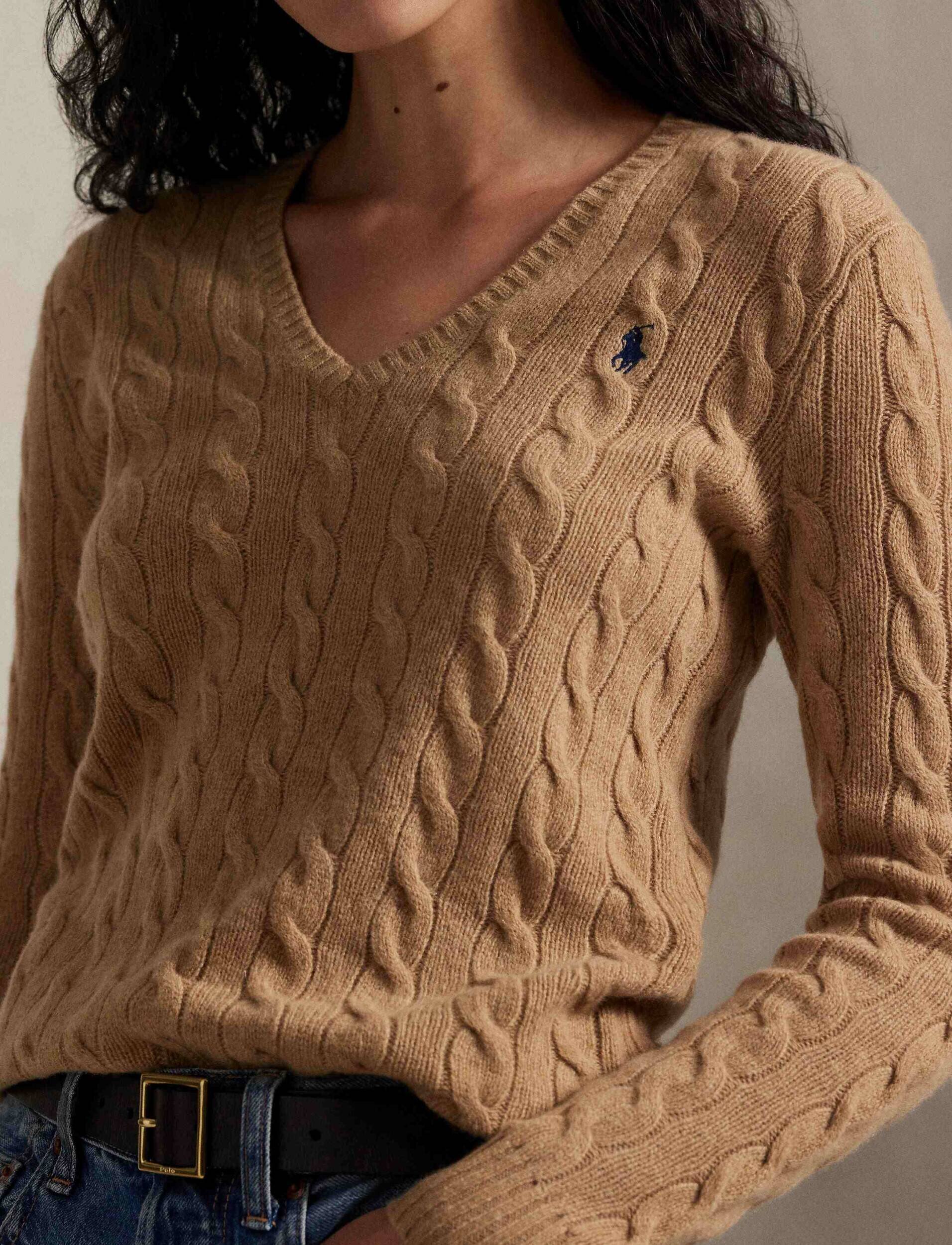 Polo Ralph Lauren De lână pulover Kimberly | Slim Fit cu adaos de cașmir