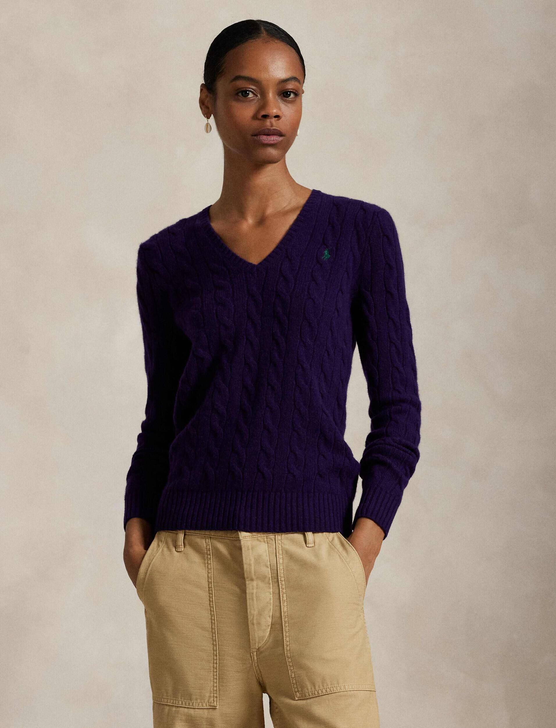 Polo Ralph Lauren De lână pulover Kimberly | Slim Fit cu adaos de cașmir