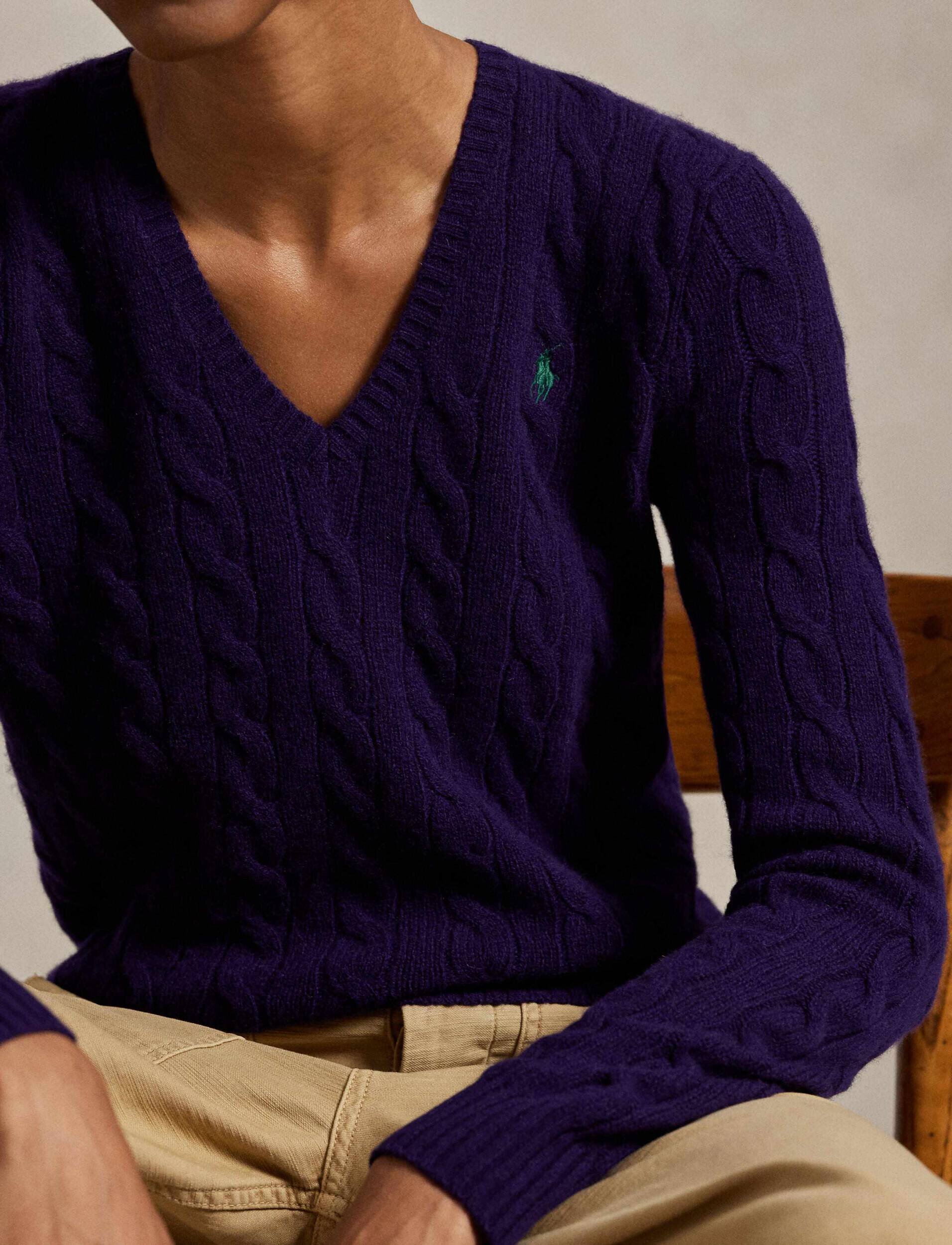 Polo Ralph Lauren De lână pulover Kimberly | Slim Fit cu adaos de cașmir