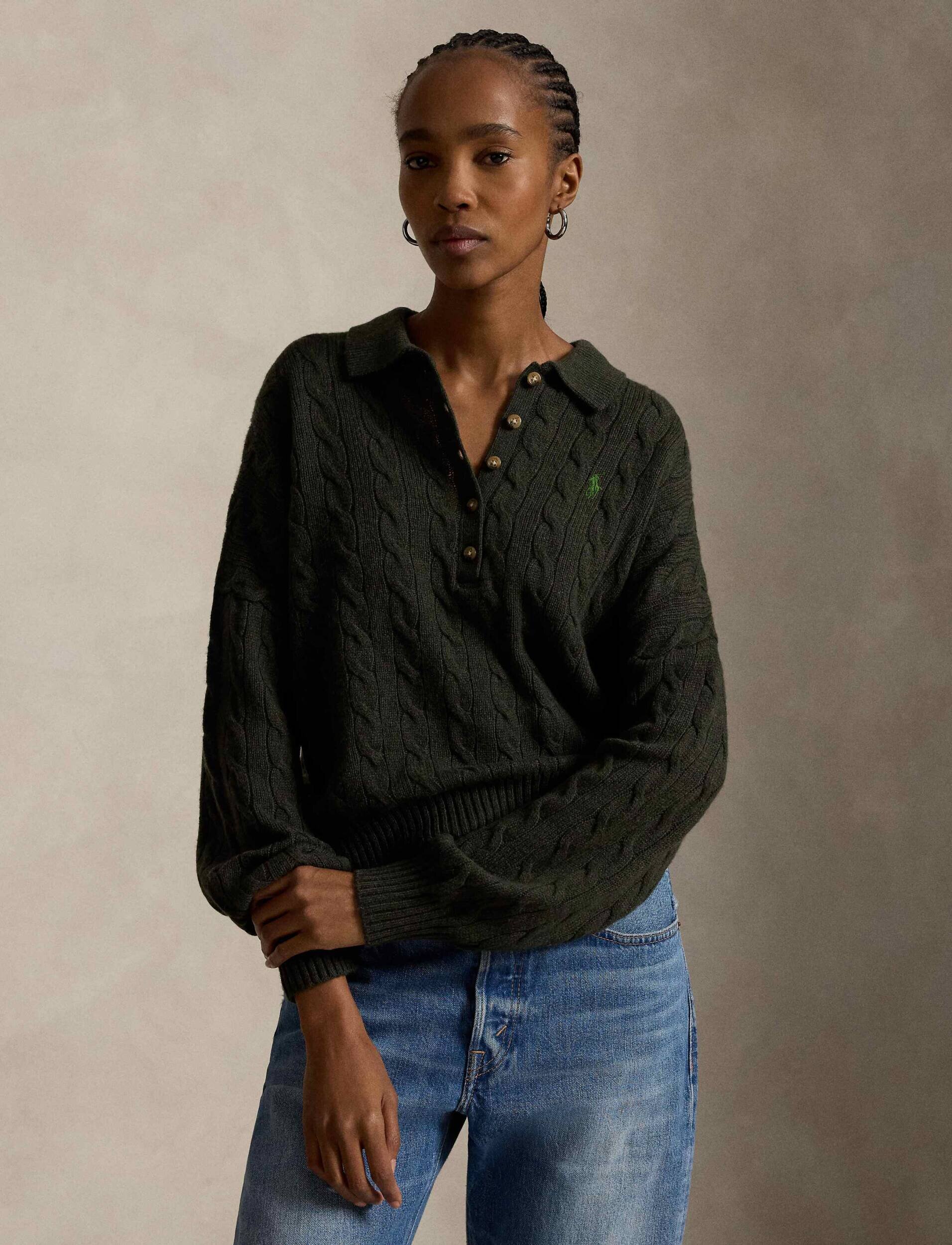 Polo Ralph Lauren De lână pulover | Oversize fit cu adaos de cașmir