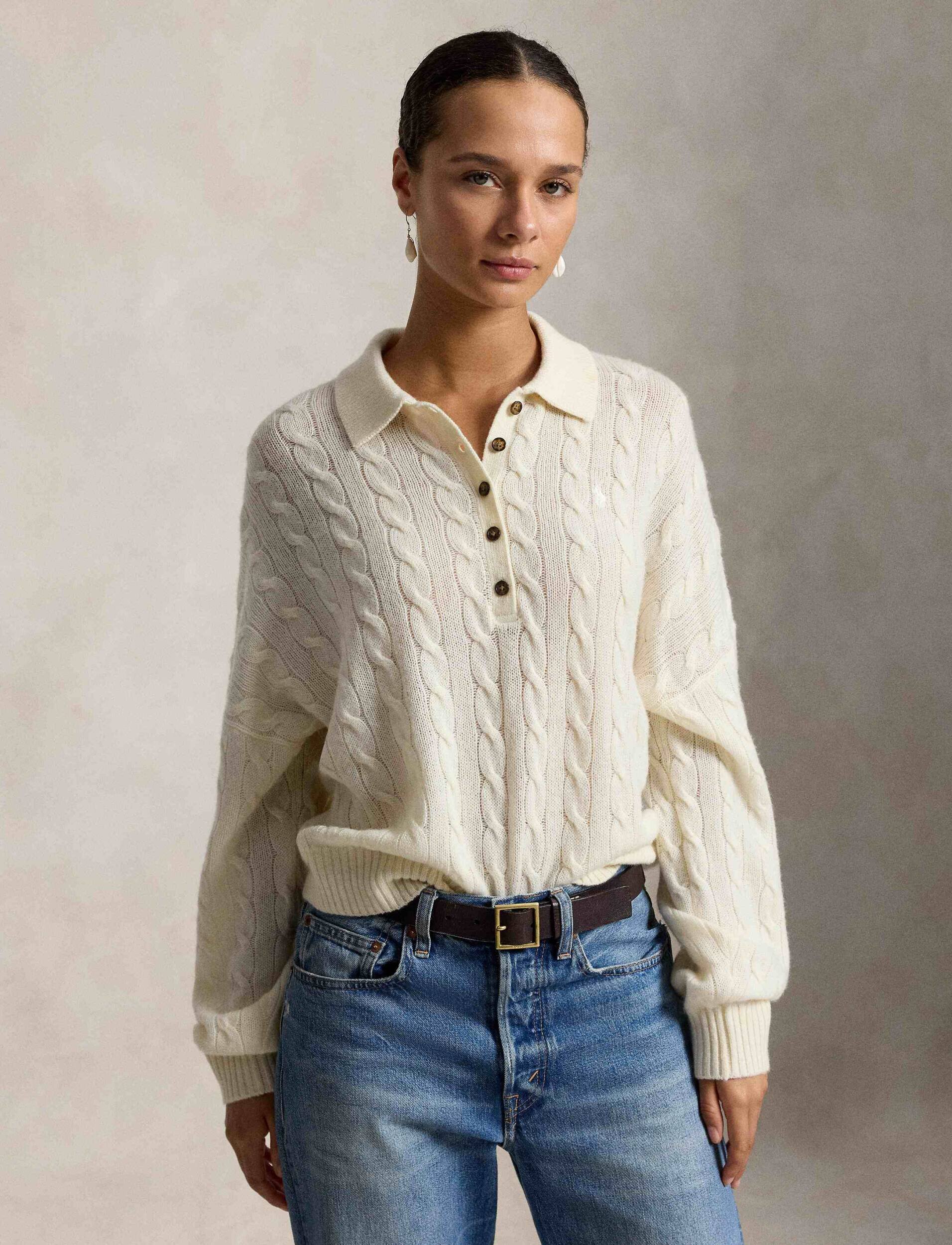 Polo Ralph Lauren De lână pulover | Oversize fit cu adaos de cașmir