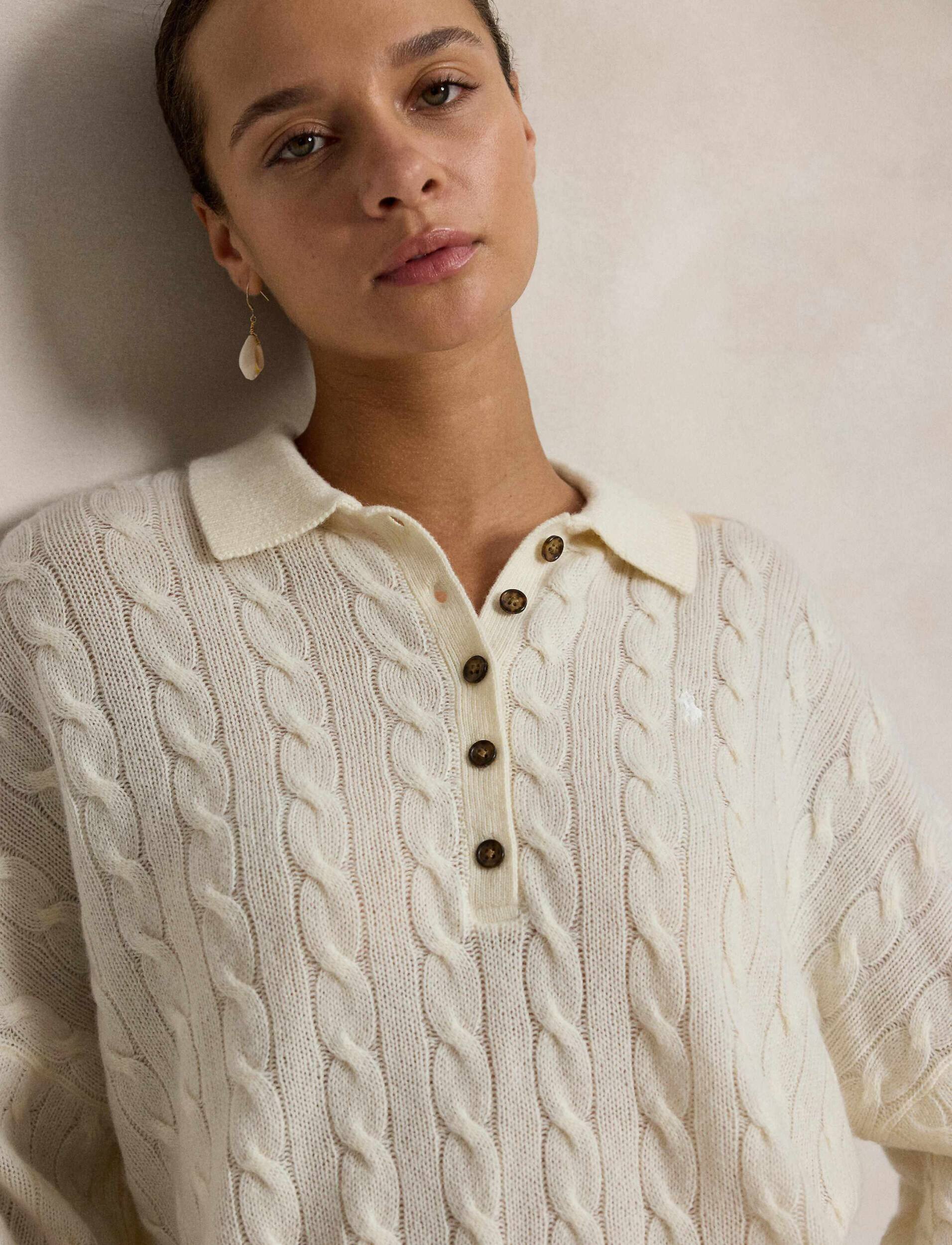 Polo Ralph Lauren De lână pulover | Oversize fit cu adaos de cașmir
