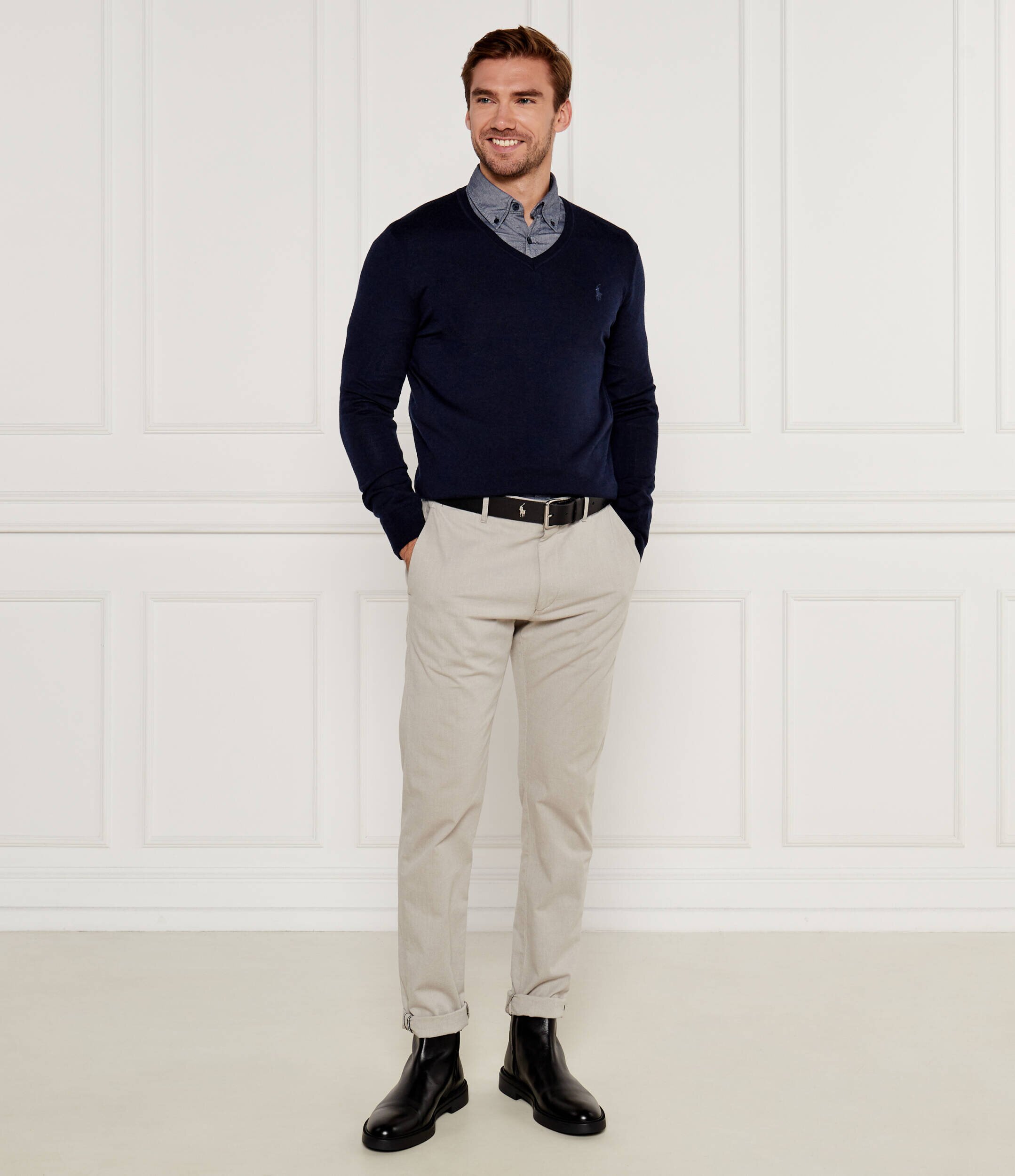 Polo Ralph Lauren De lână pulover | Slim Fit