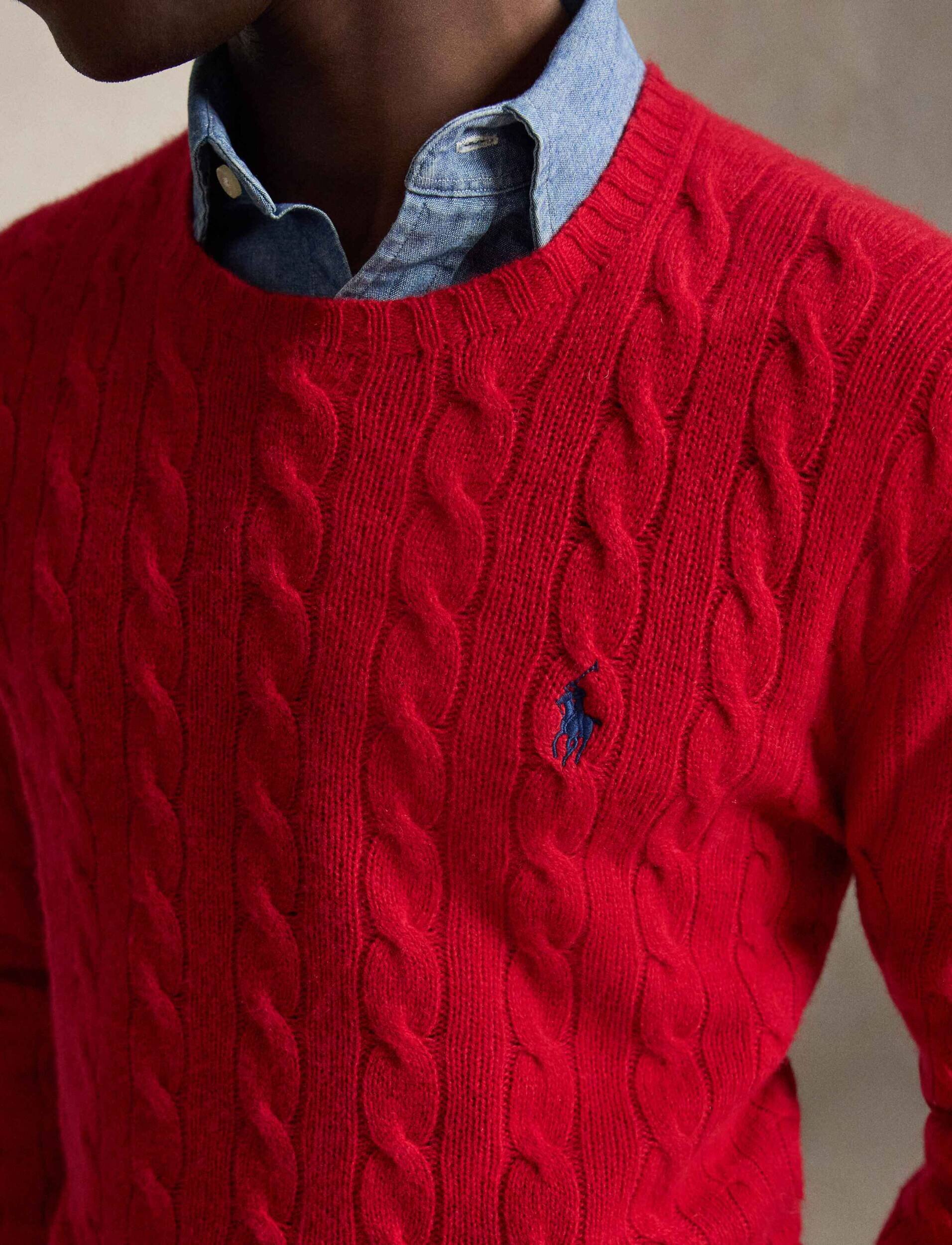 Polo Ralph Lauren De lână pulover | Slim Fit cu adaos de cașmir