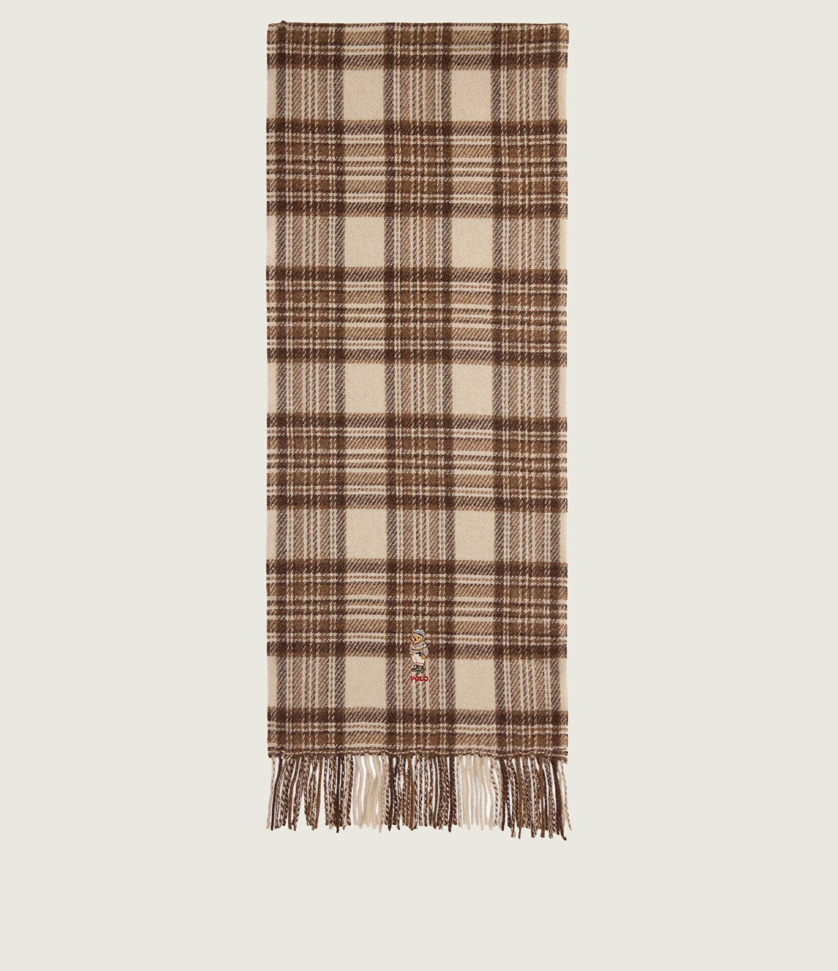 Polo Ralph Lauren De lână șal Winter Bear Plaid