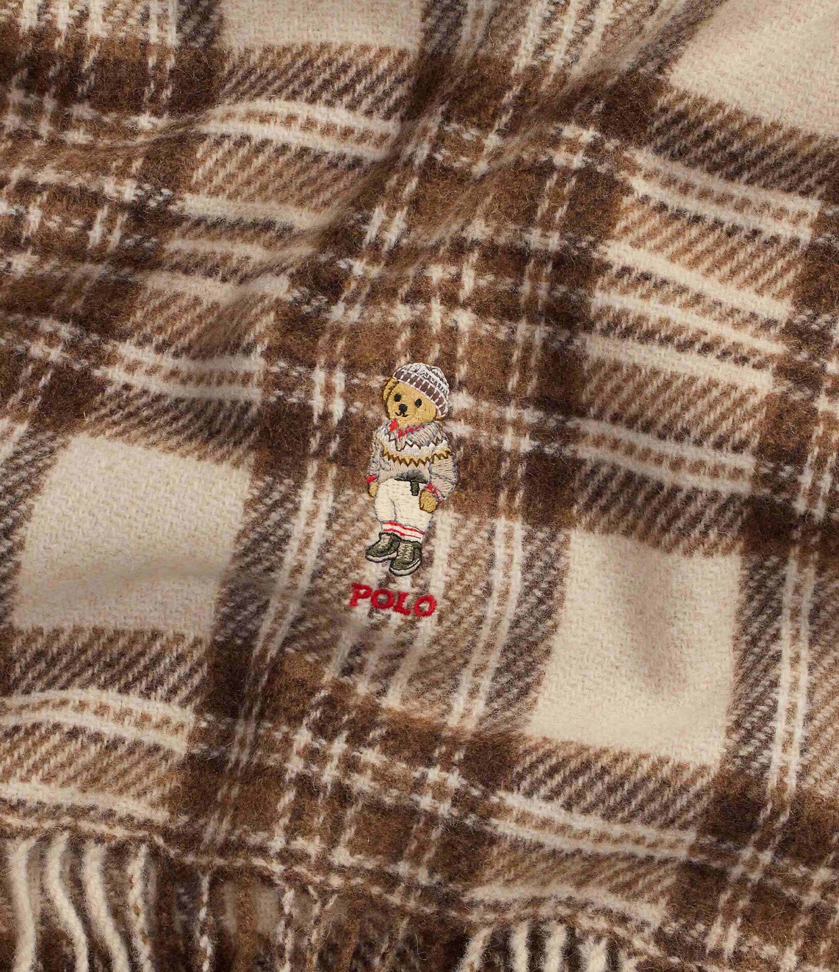 Polo Ralph Lauren De lână șal Winter Bear Plaid