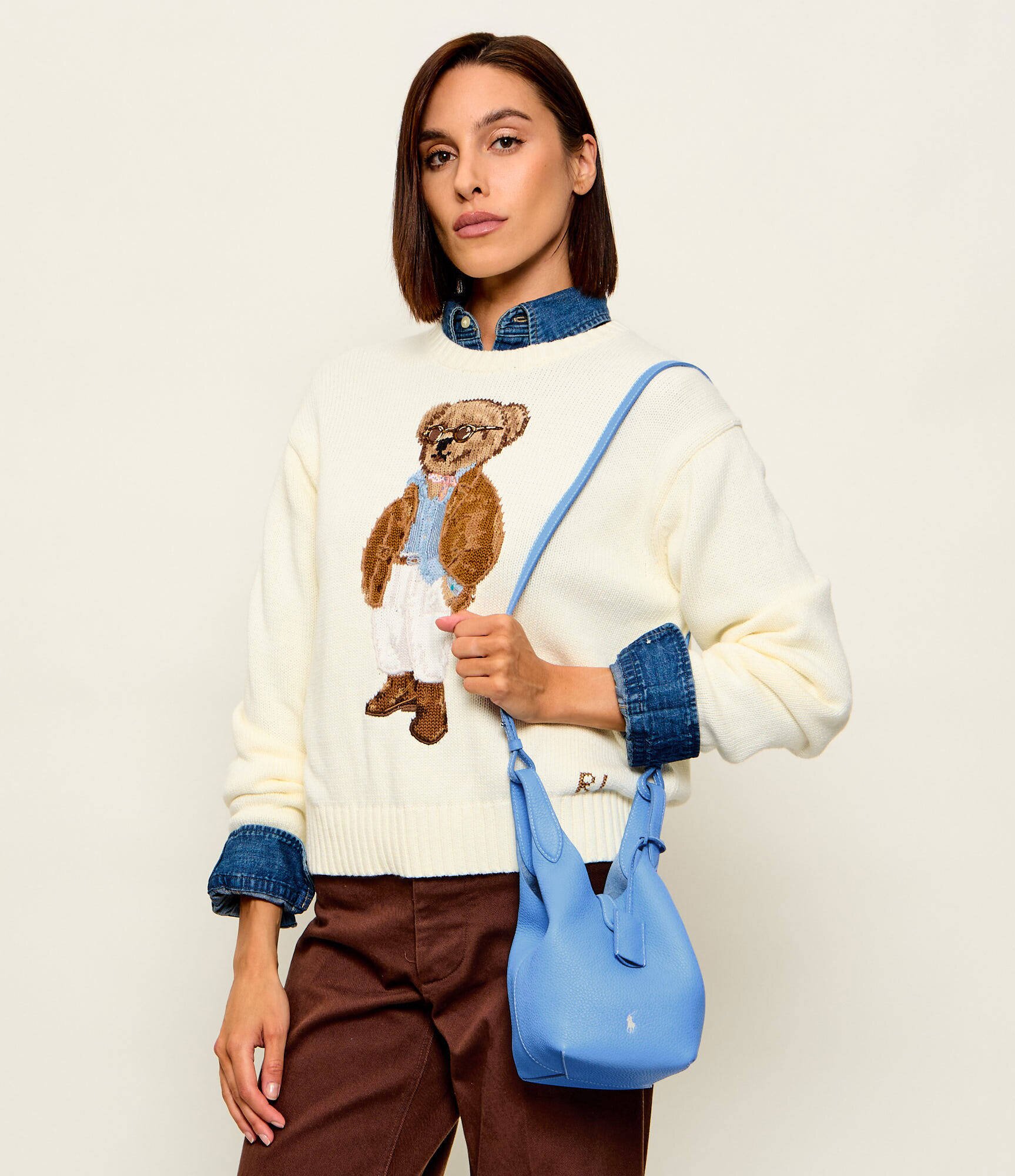 Polo Ralph Lauren De piele geantă pe umăr