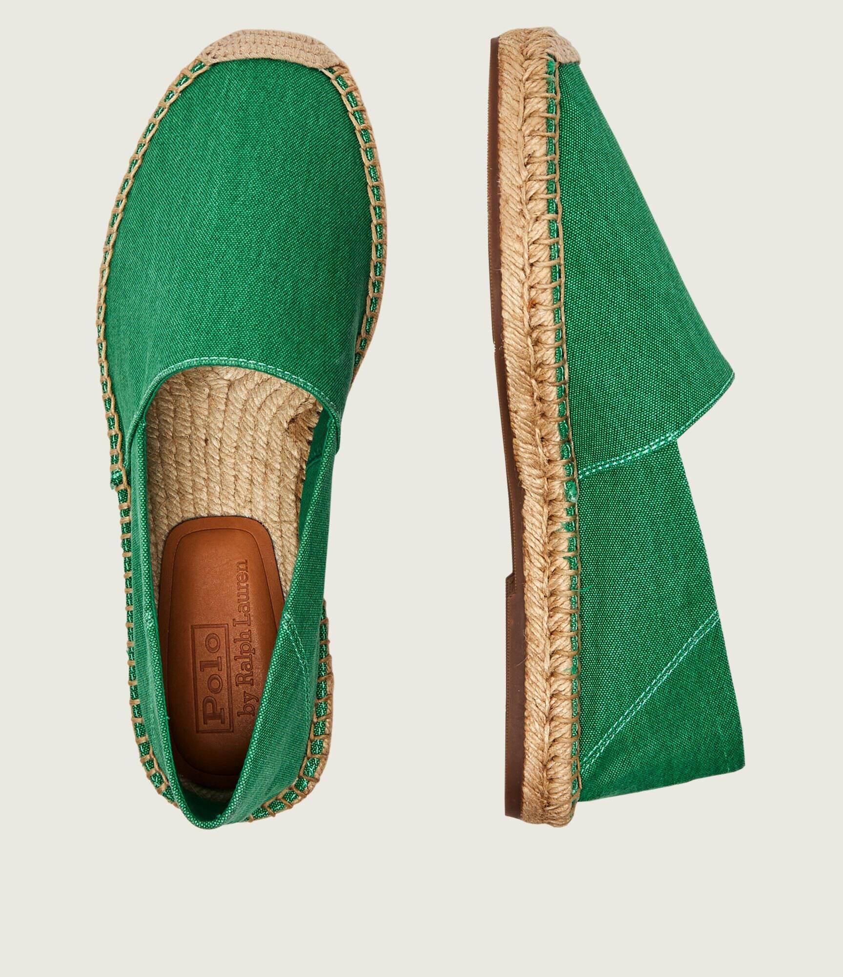 Polo Ralph Lauren Espadrile CEVIO cu adaos de piele