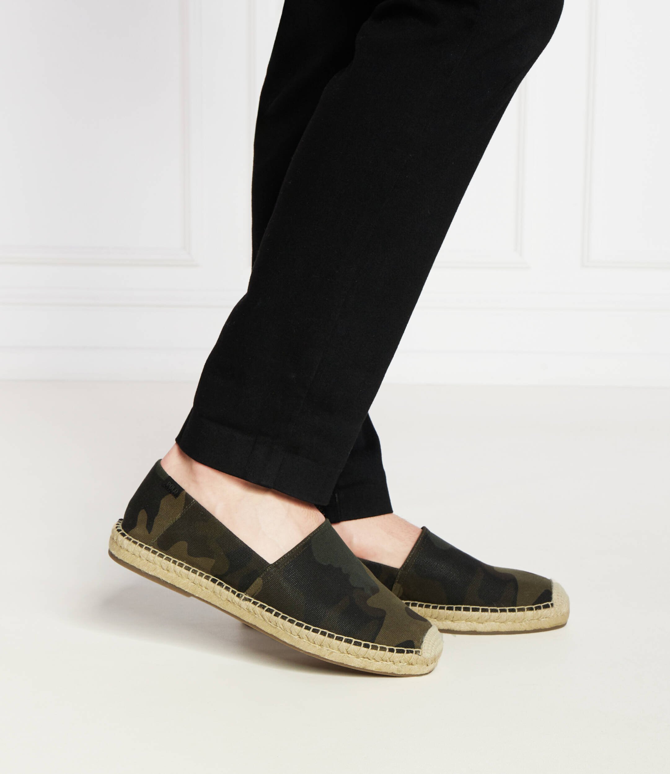 Polo Ralph Lauren Espadrile CEVIO cu adaos de piele