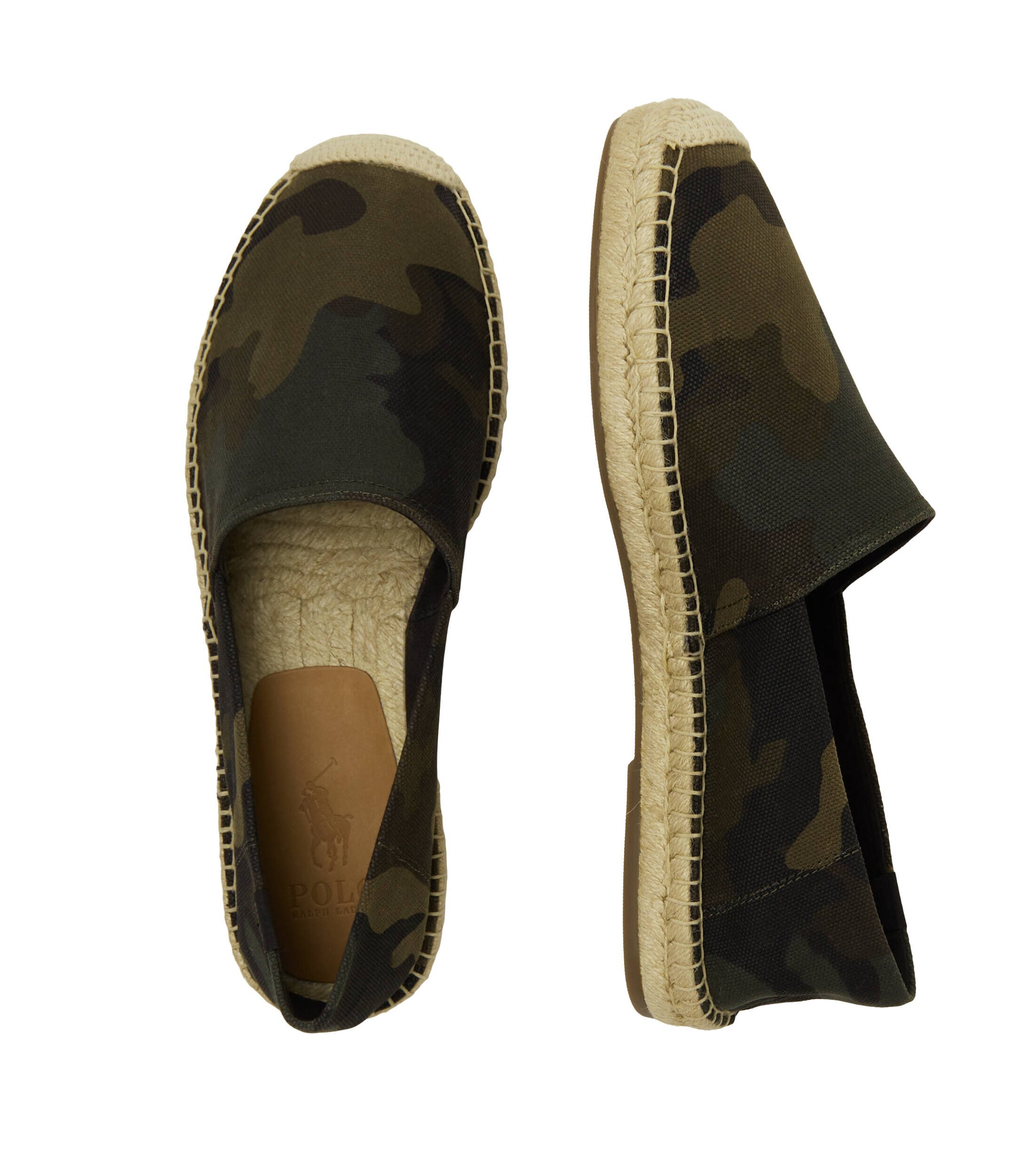 Polo Ralph Lauren Espadrile CEVIO cu adaos de piele