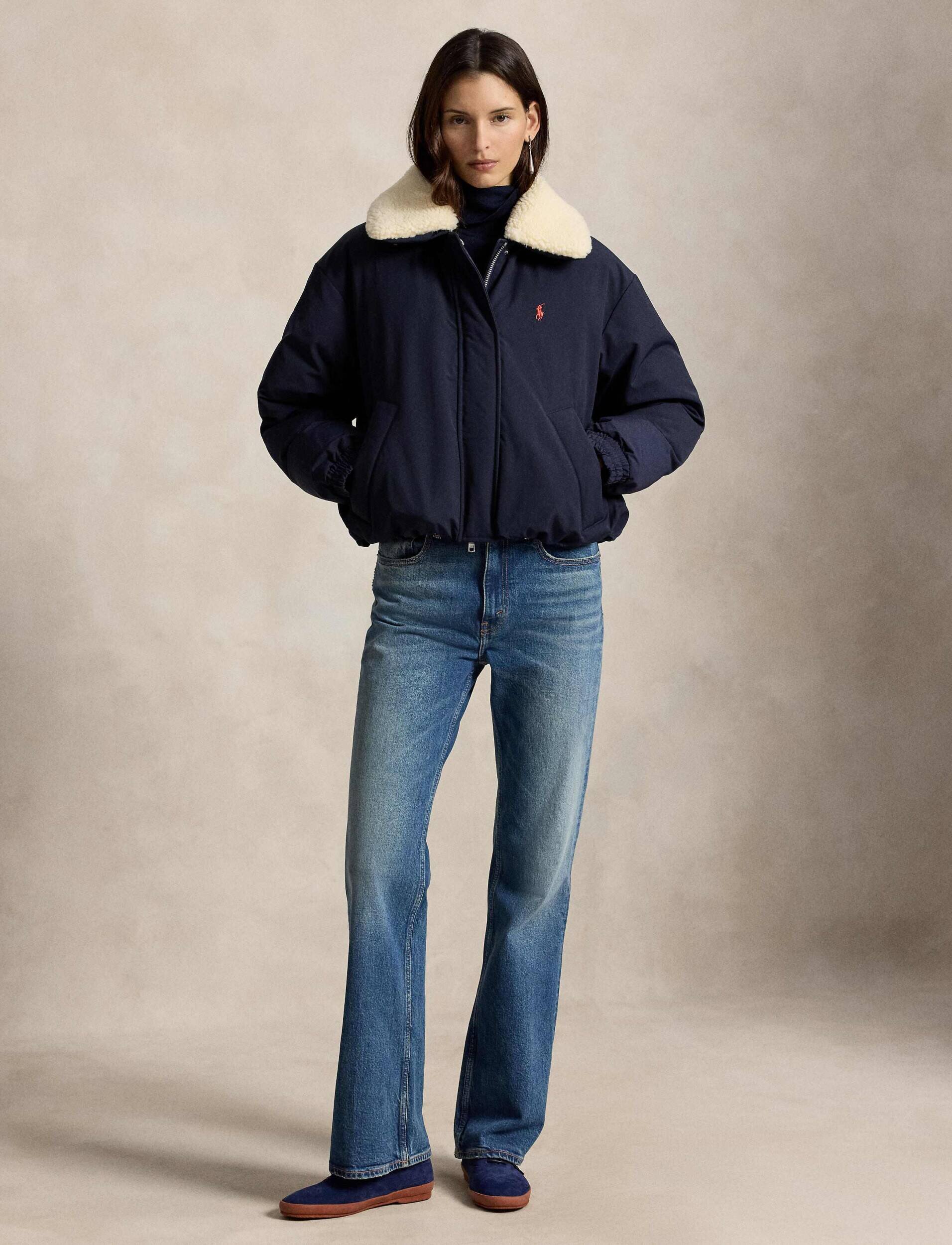 Polo Ralph Lauren Geacă de puf | Loose fit | shearling