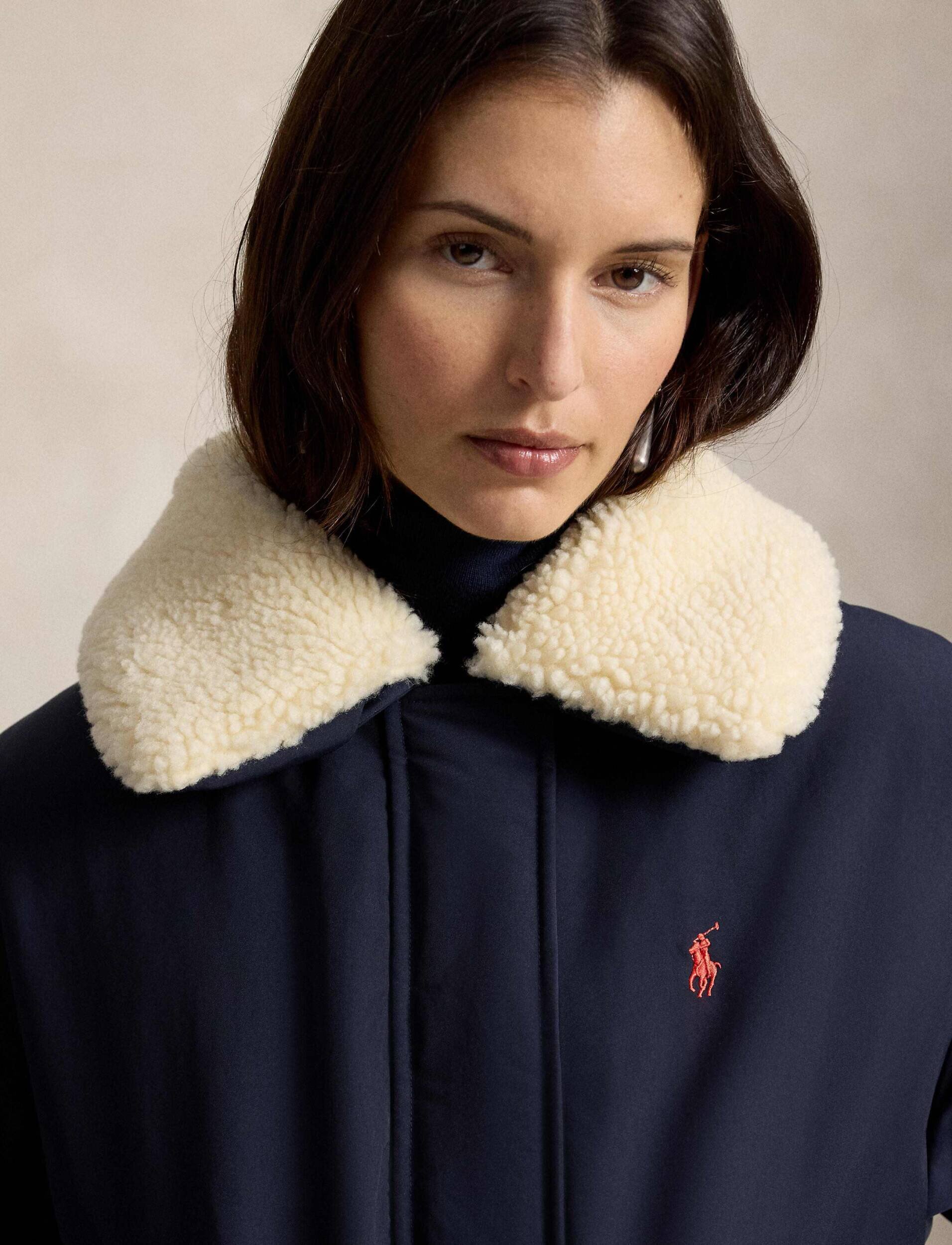 Polo Ralph Lauren Geacă de puf | Loose fit | shearling