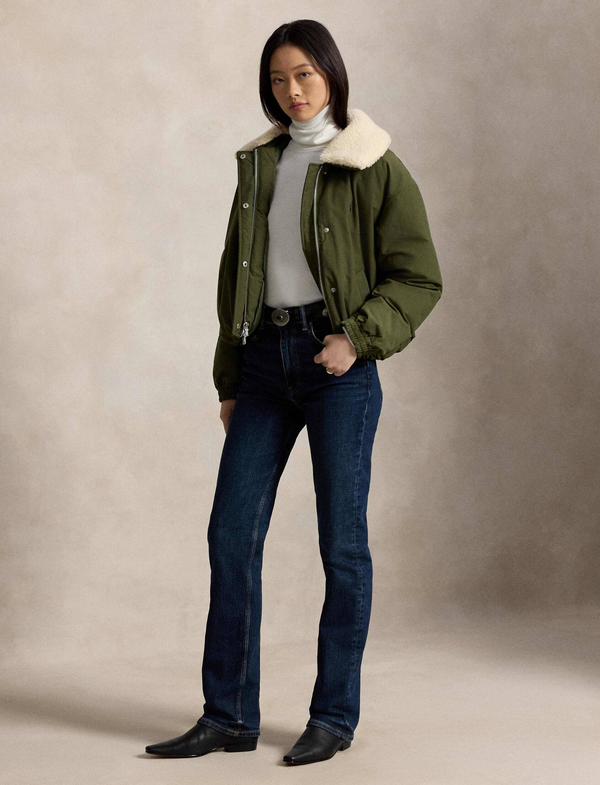 Polo Ralph Lauren Geacă de puf | Loose fit | shearling