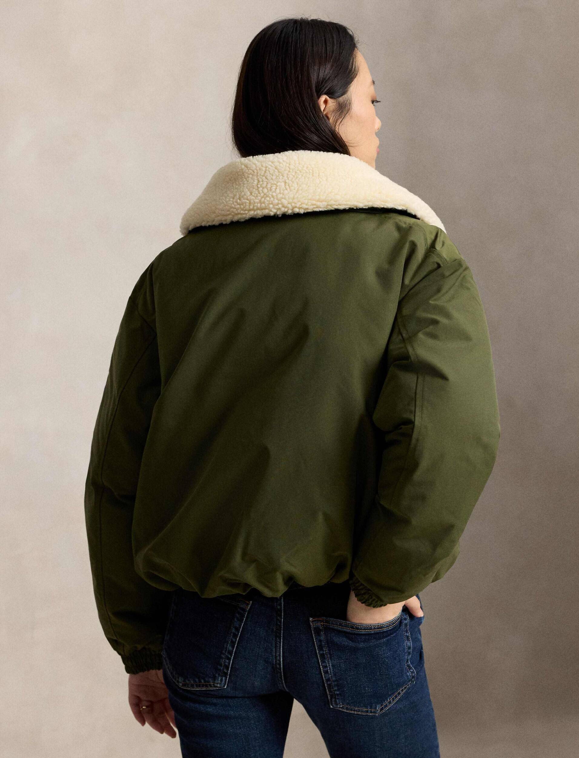 Polo Ralph Lauren Geacă de puf | Loose fit | shearling