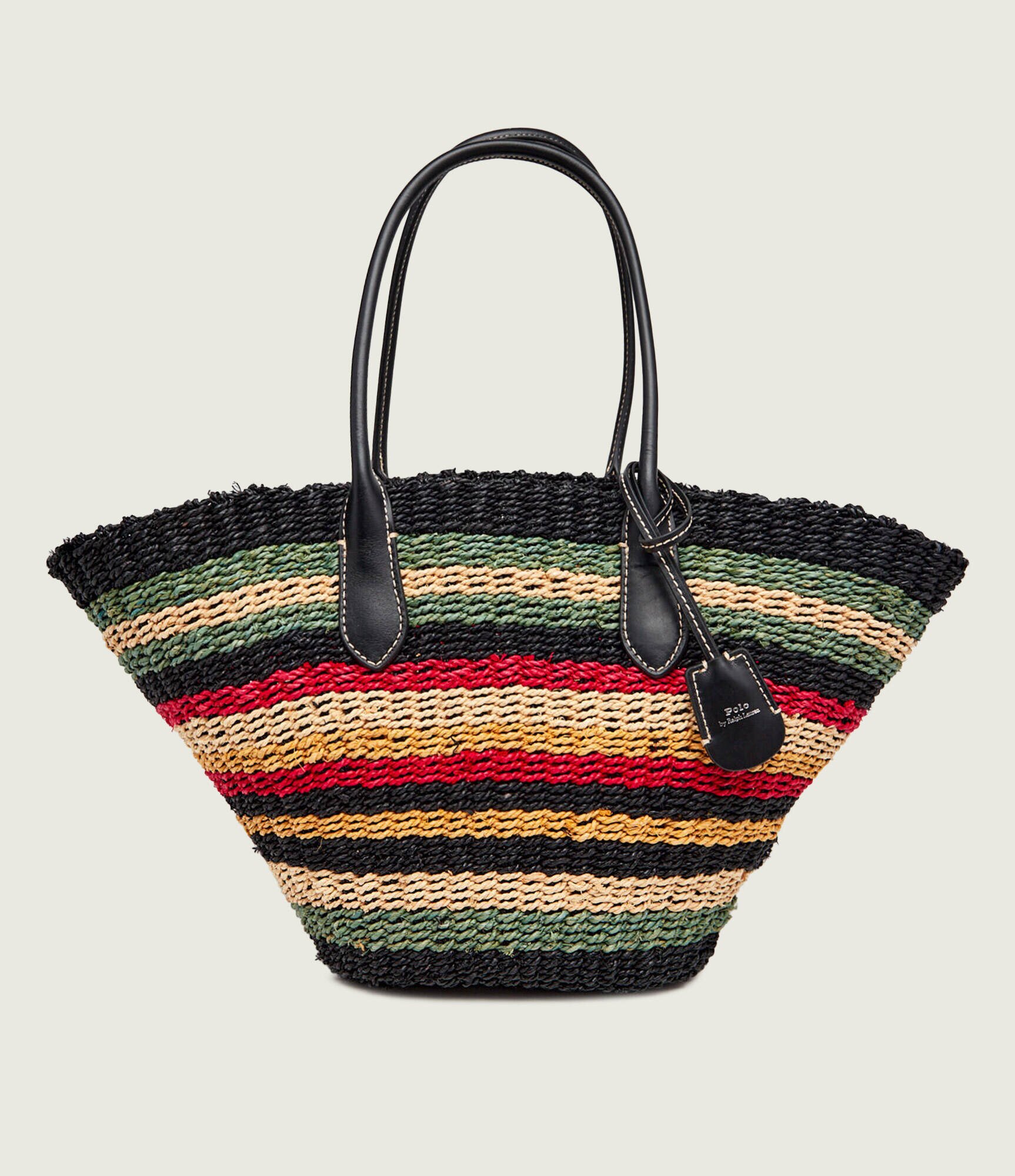 Polo Ralph Lauren Geantă de plajă Bellport cu adaos de piele