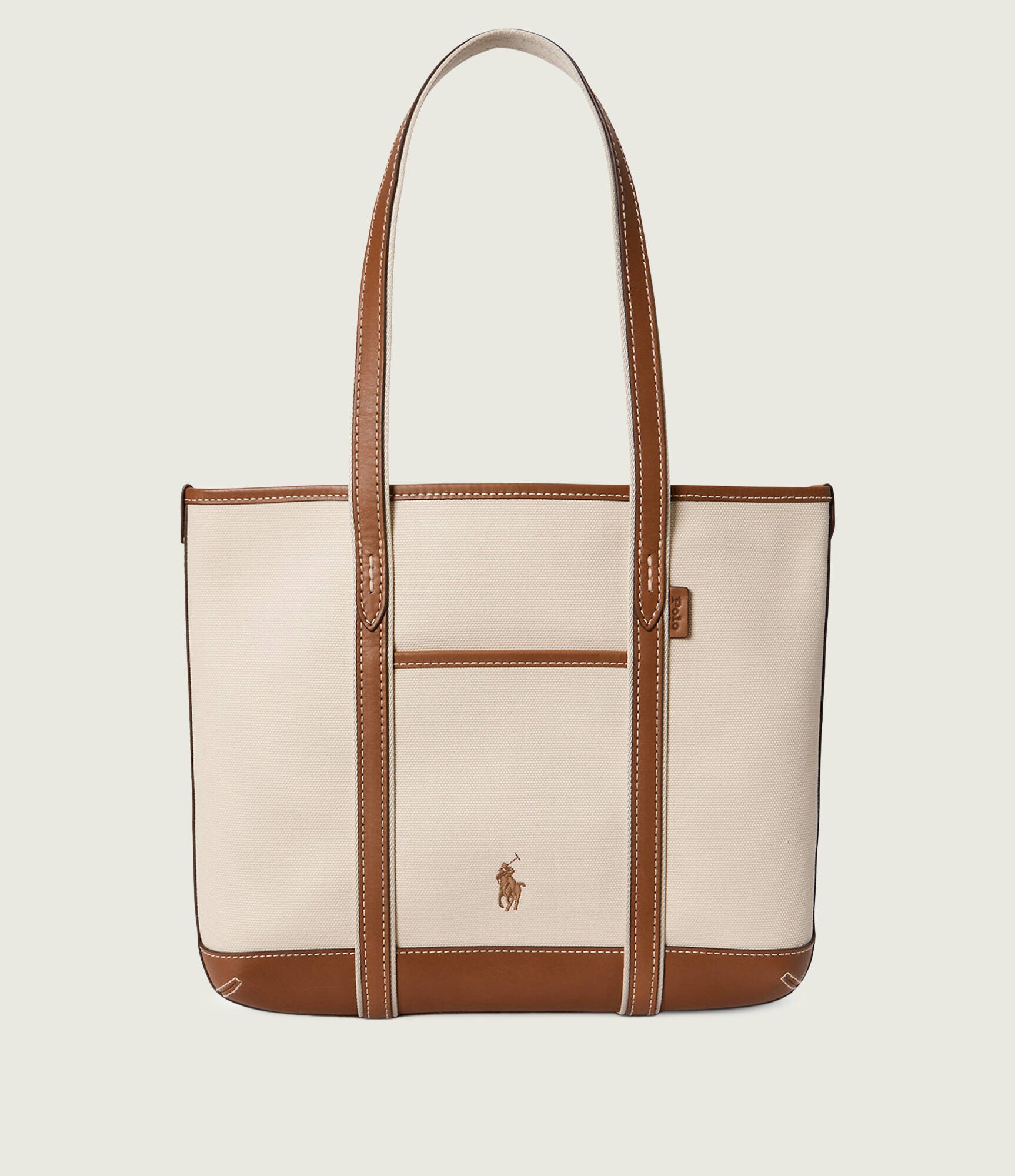 Polo Ralph Lauren Geantă pe umăr cu adaos de piele