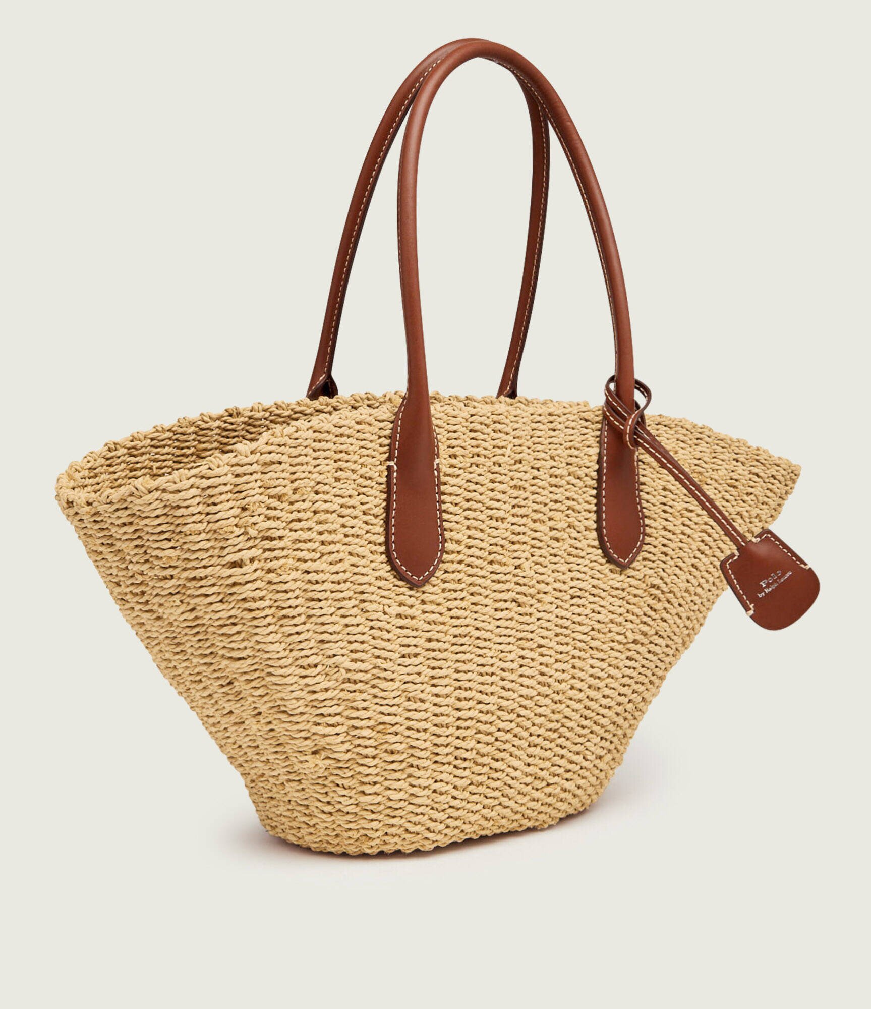 Polo Ralph Lauren Geantă shopper Bellport cu adaos de piele