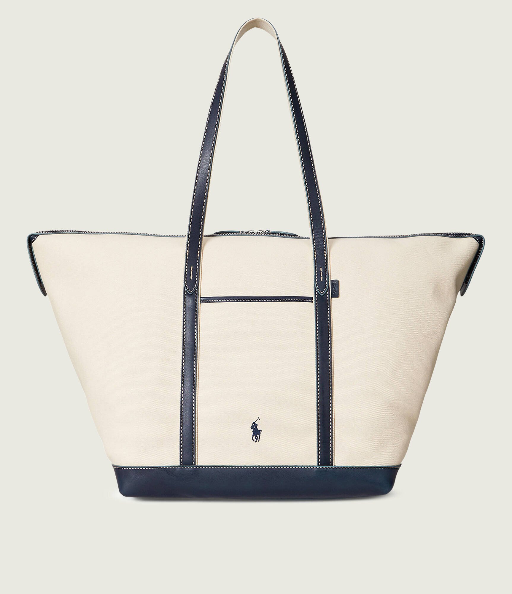 Polo Ralph Lauren Geantă shopper cu adaos de piele