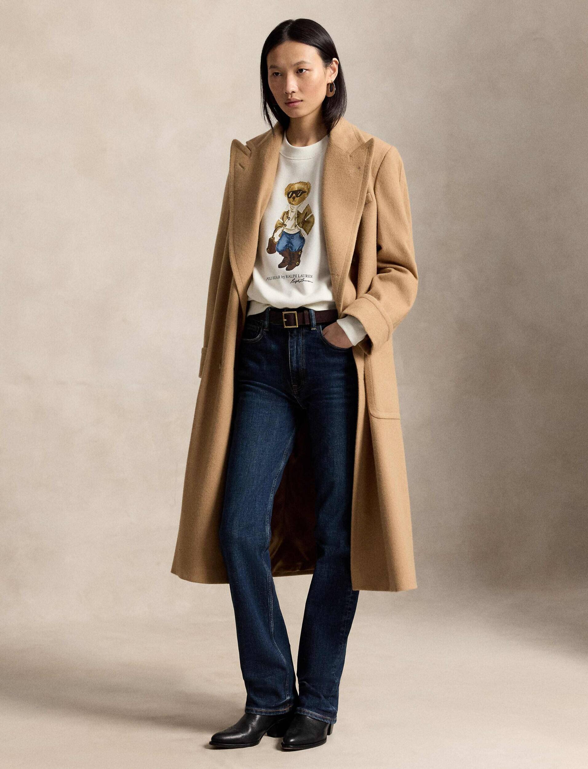Polo Ralph Lauren Hanorac Winter Bear | Relaxed fit cu adaos de lână