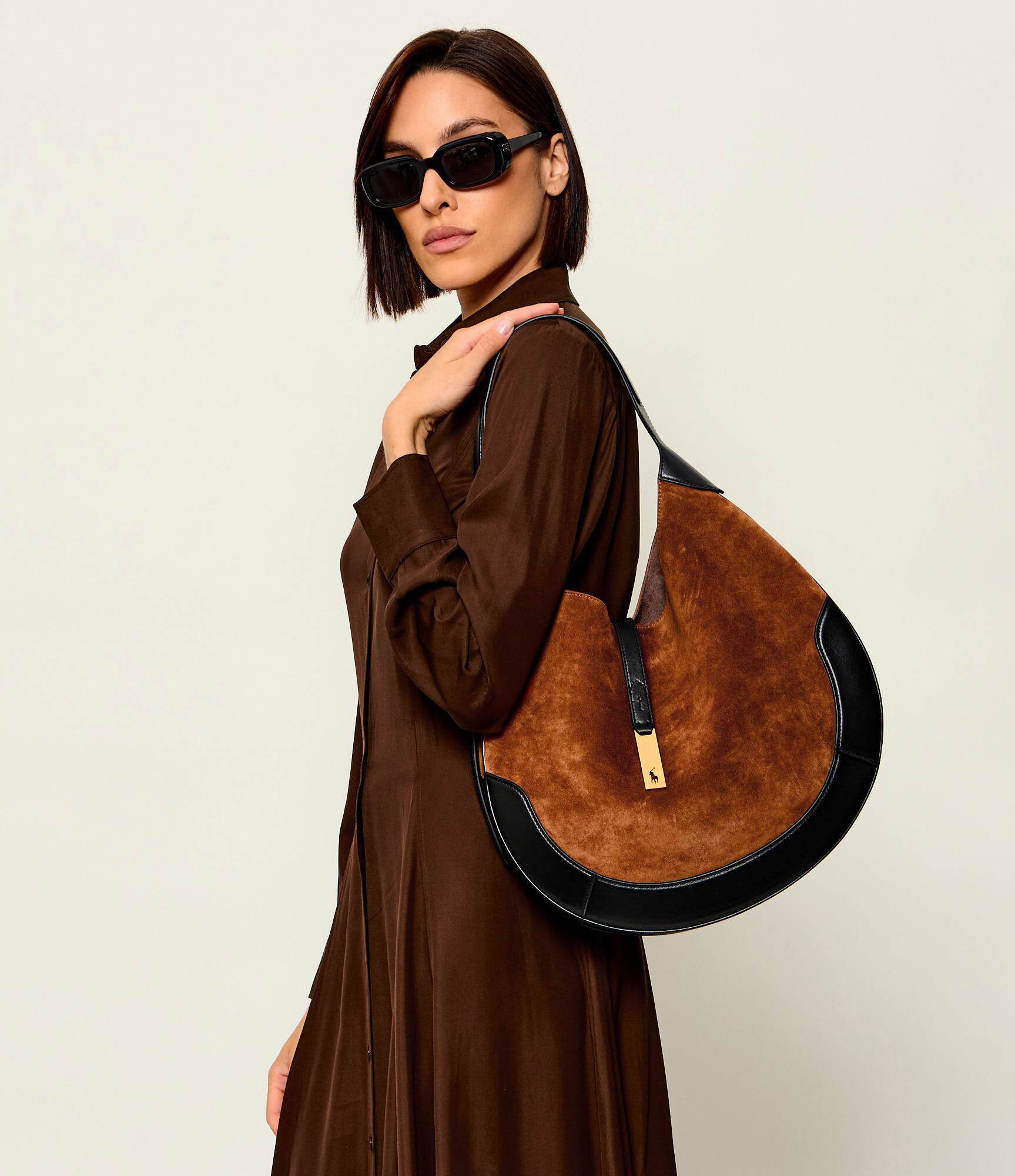 Polo Ralph Lauren Hobo Id | piele întoarsă