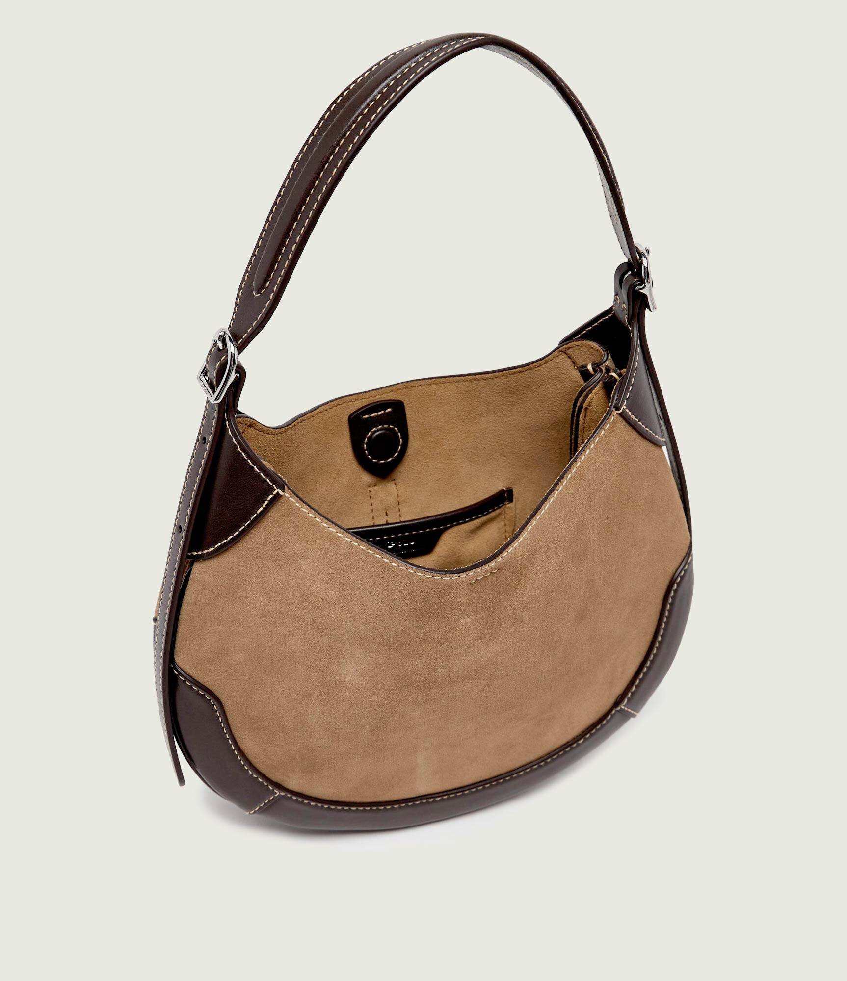 Polo Ralph Lauren Hobo Id | piele întoarsă cu adaos de piele