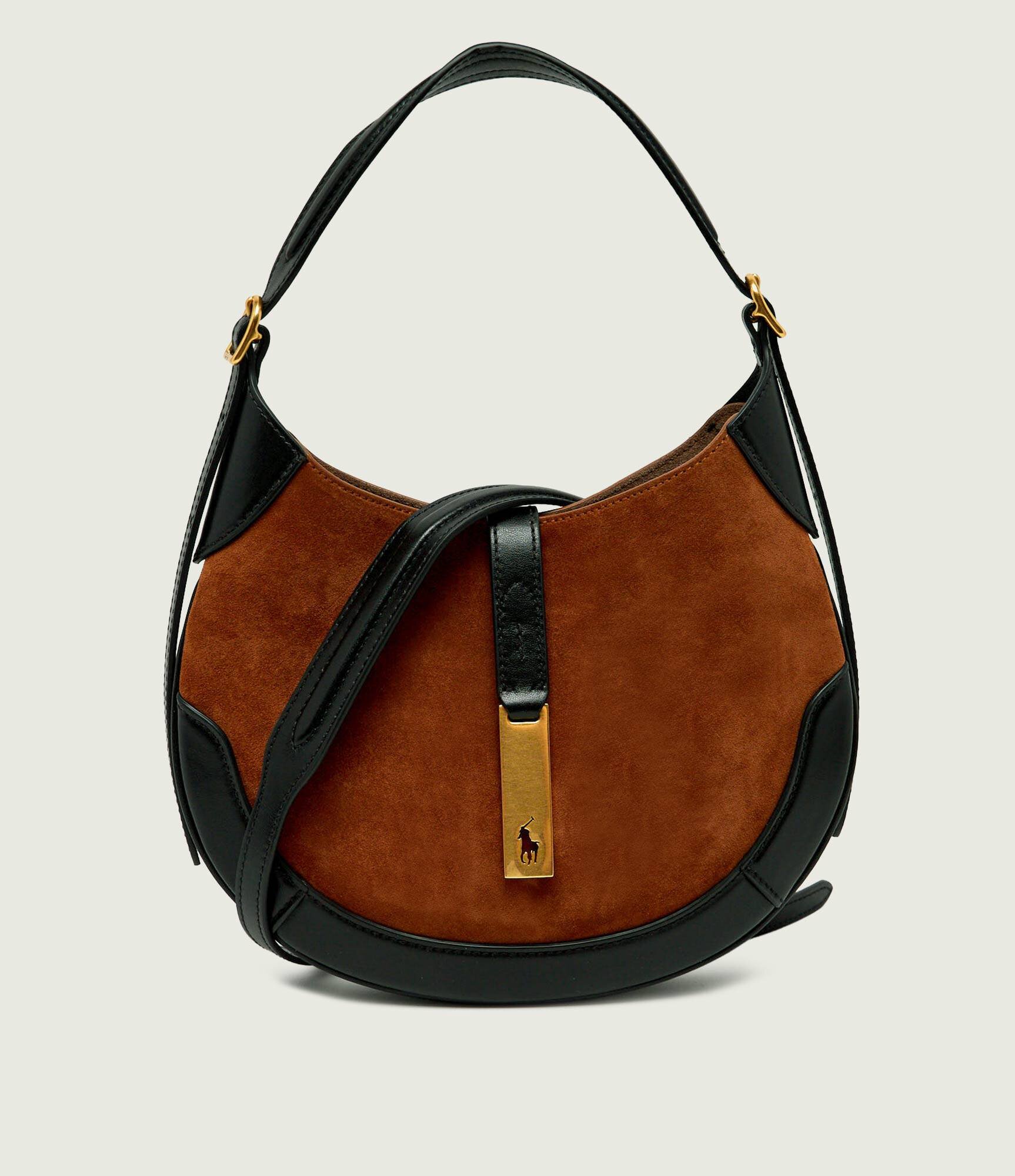 Polo Ralph Lauren Hobo Id | piele întoarsă cu adaos de piele