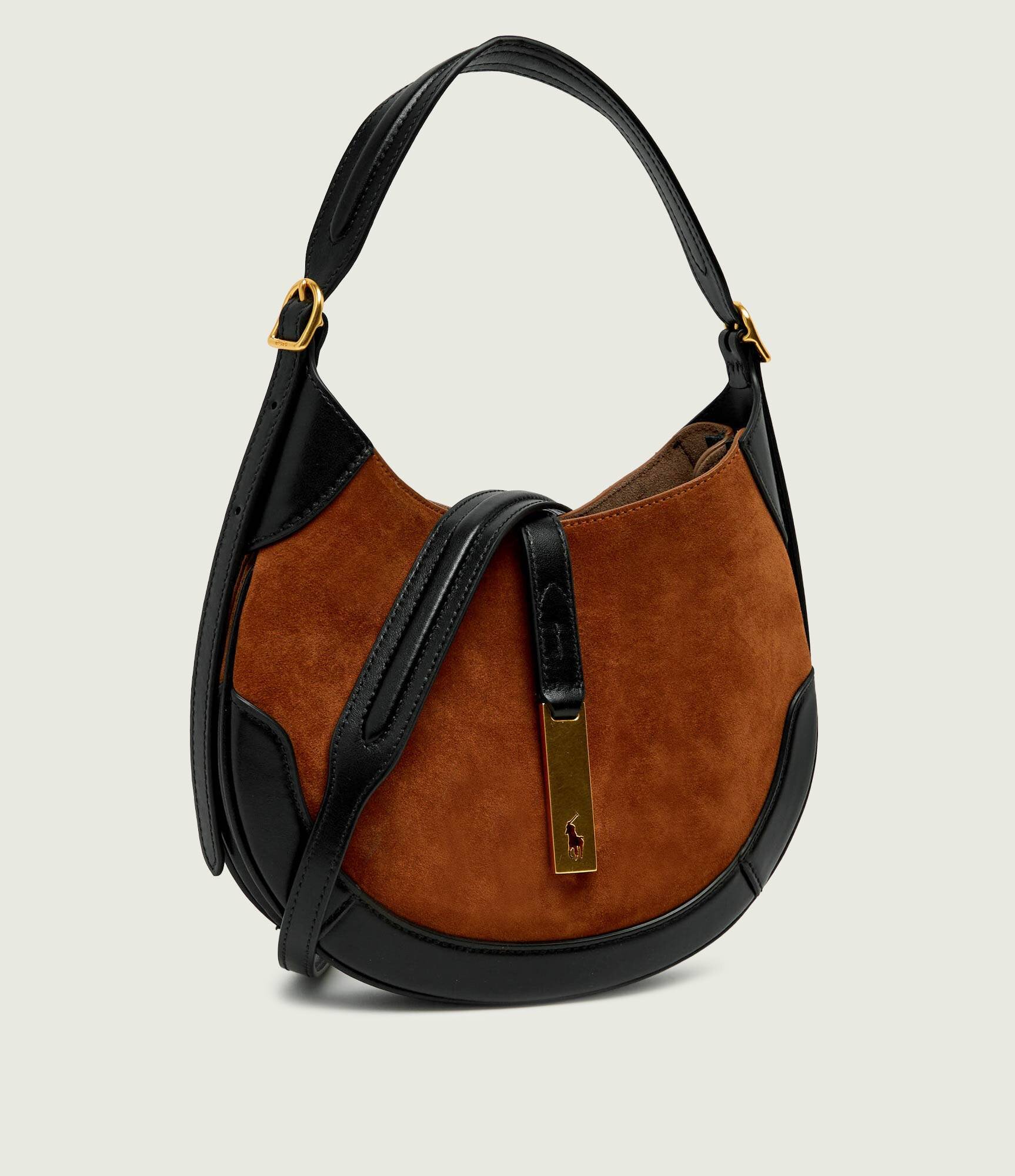 Polo Ralph Lauren Hobo Id | piele întoarsă cu adaos de piele