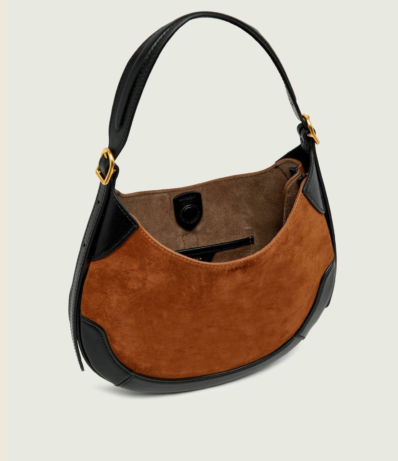 Polo Ralph Lauren Hobo Id | piele întoarsă cu adaos de piele