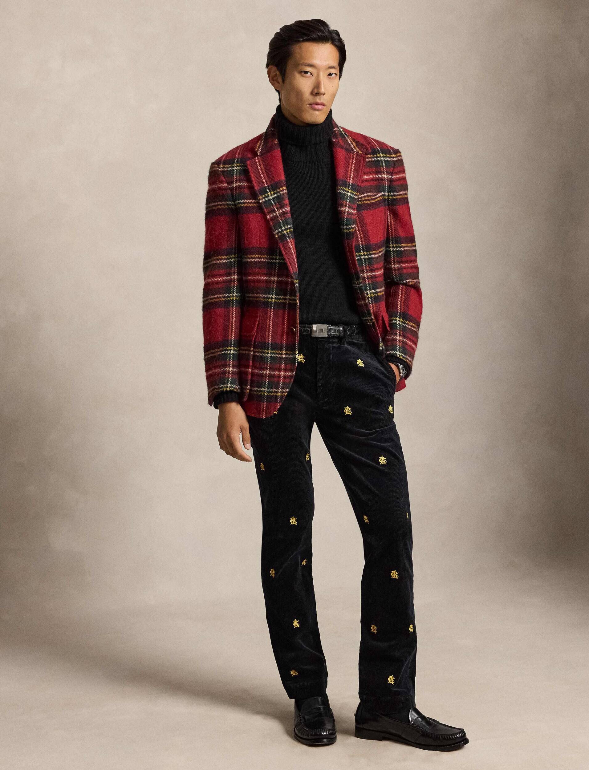 Polo Ralph Lauren Pantaloni chino Bedfort | Straight fit | catifea reiată