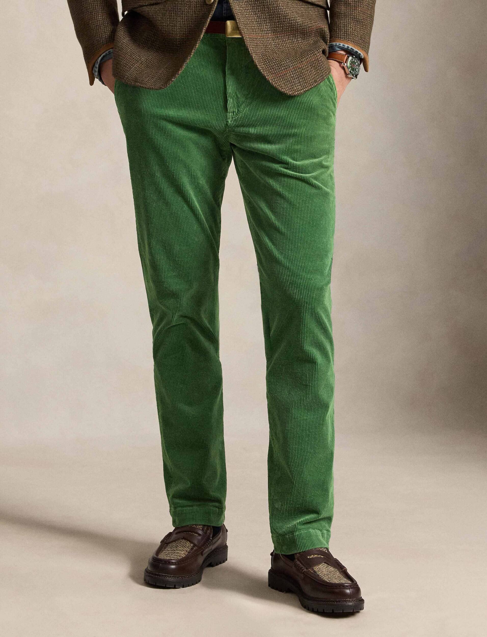 Polo Ralph Lauren Pantaloni chino | Straight fit | catifea reiată