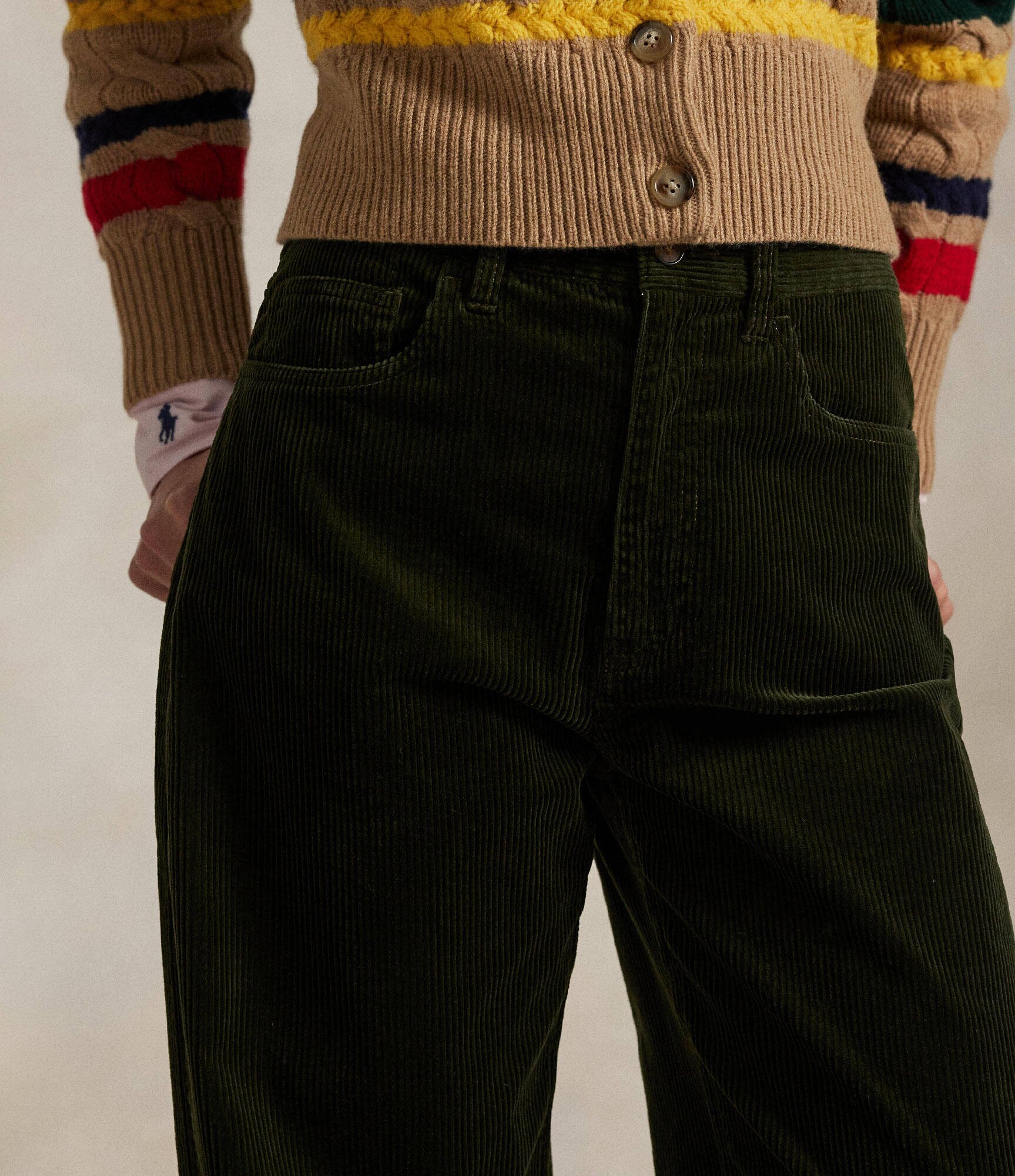 Polo Ralph Lauren Pantaloni | Relaxed fit | catifea reiată