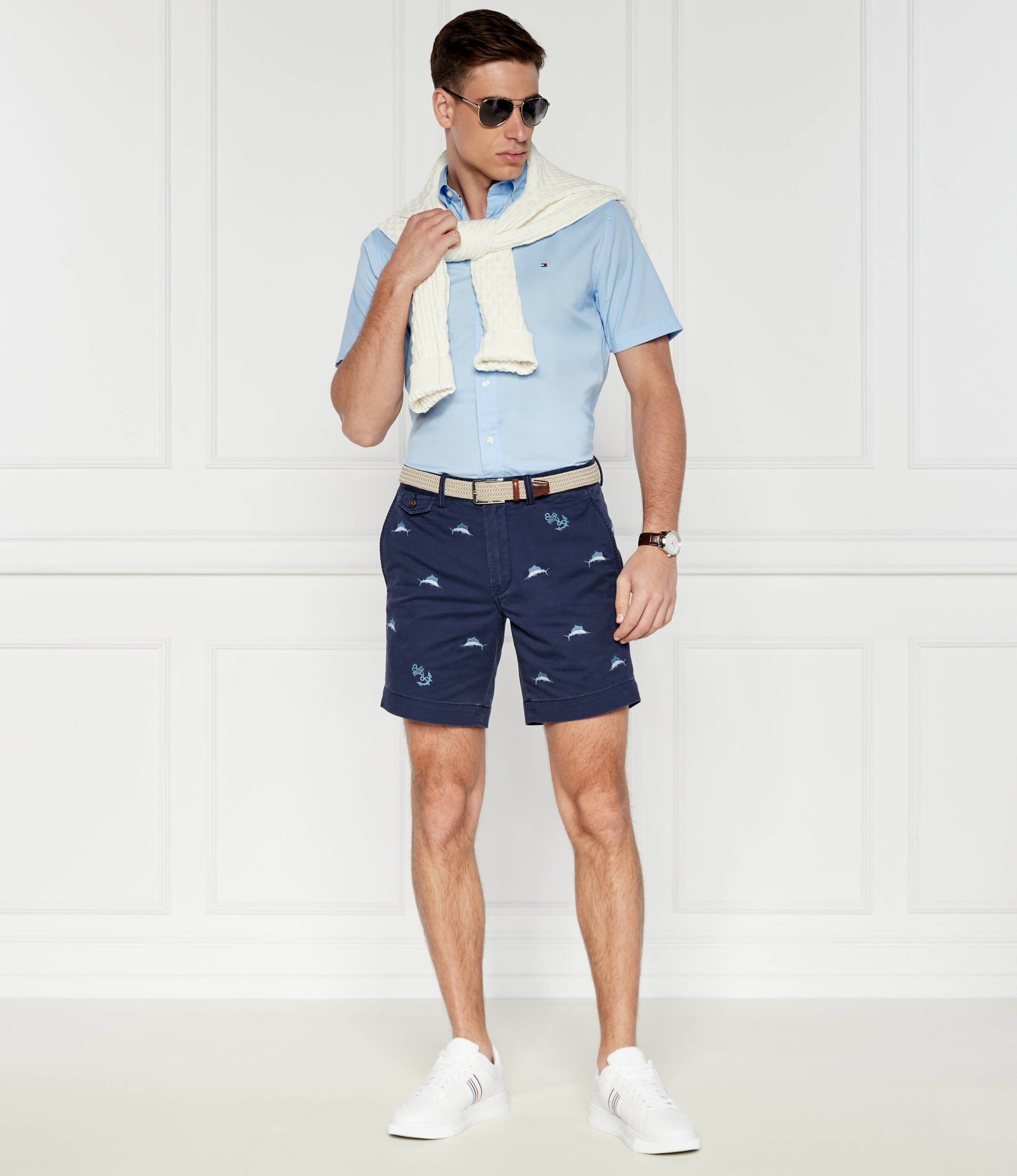 Polo Ralph Lauren Pantaloni scurți chino | Straight fit | stretch