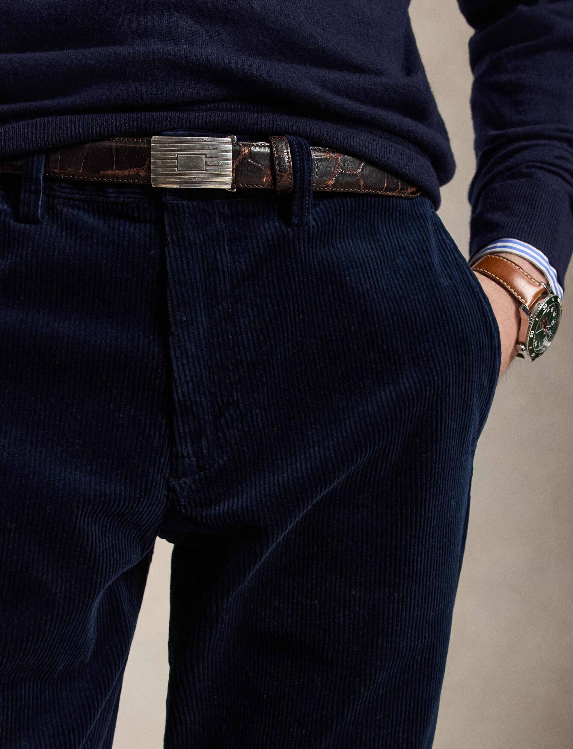 Polo Ralph Lauren Pantaloni | Straight fit | catifea reiată