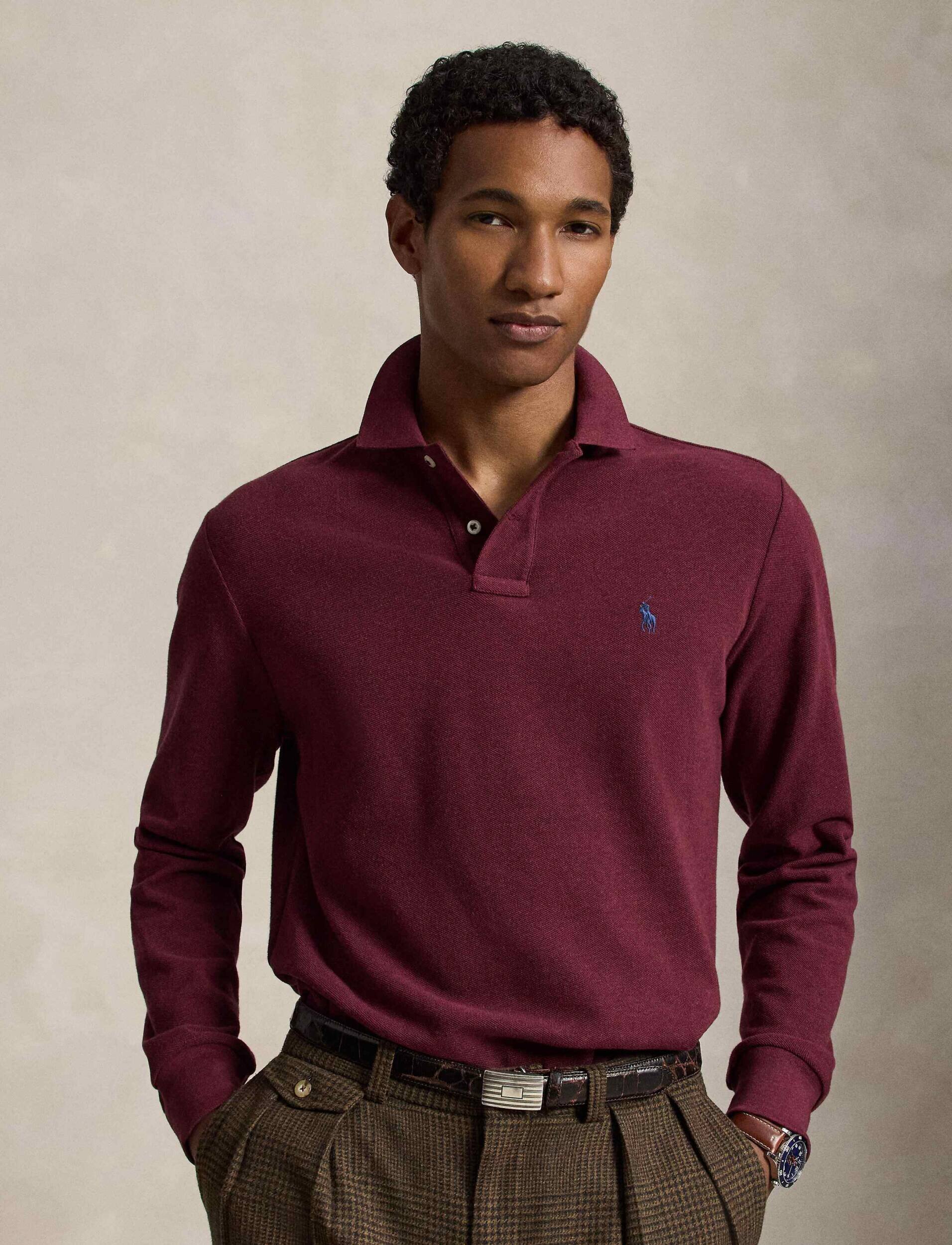 Polo Ralph Lauren Polo | Custom slim fit plasă basic