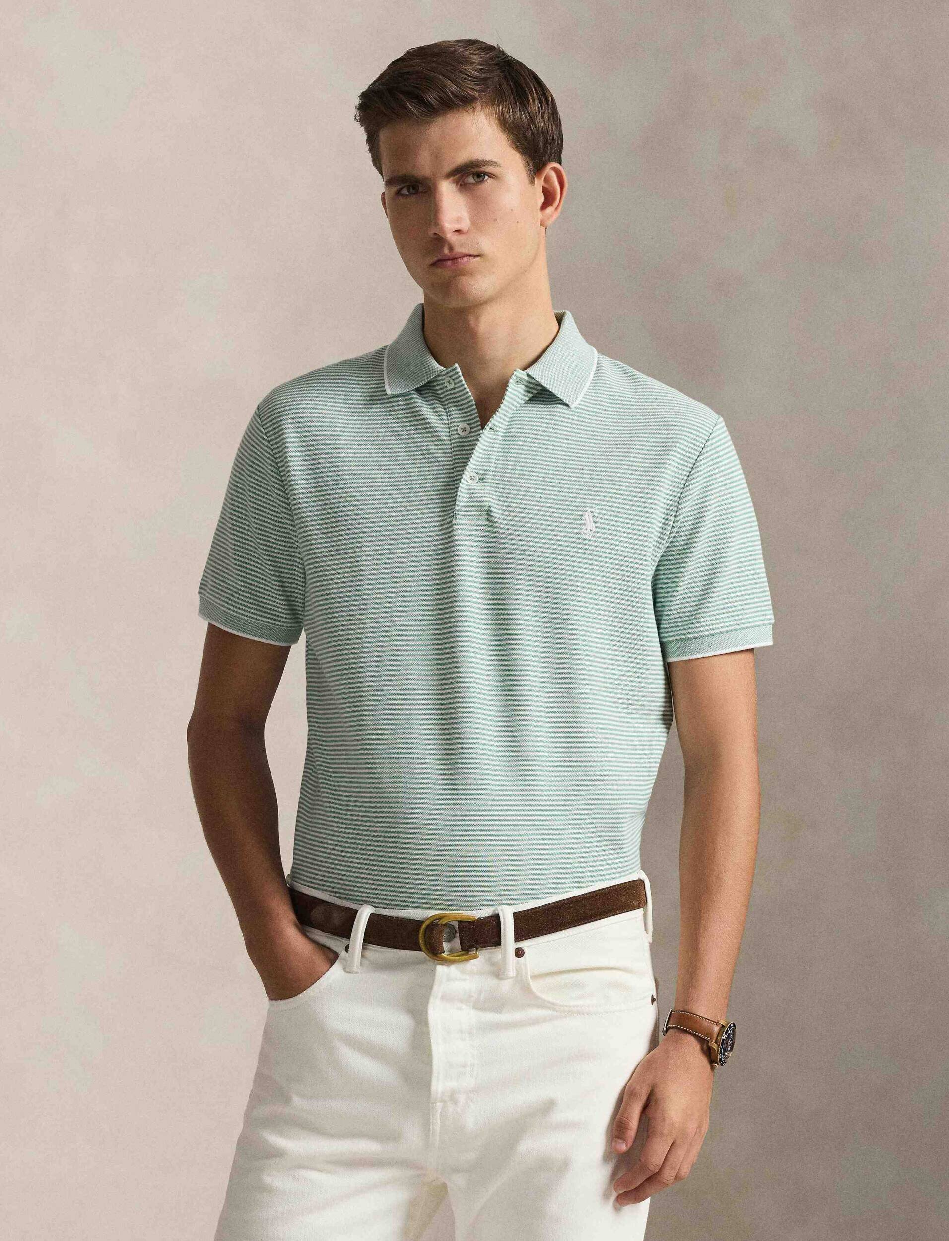 Polo Ralph Lauren Polo | Custom slim fit plasă stretch