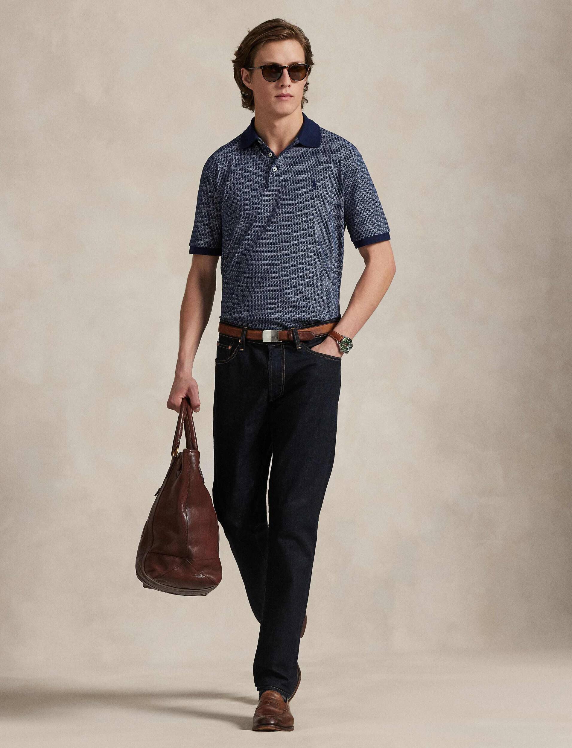 Polo Ralph Lauren Polo | Custom slim fit plasă stretch