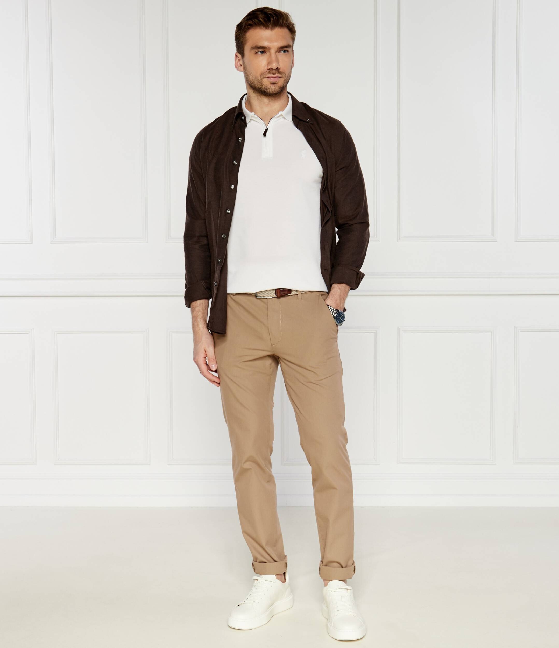 Polo Ralph Lauren Polo | Custom slim fit plasă stretch