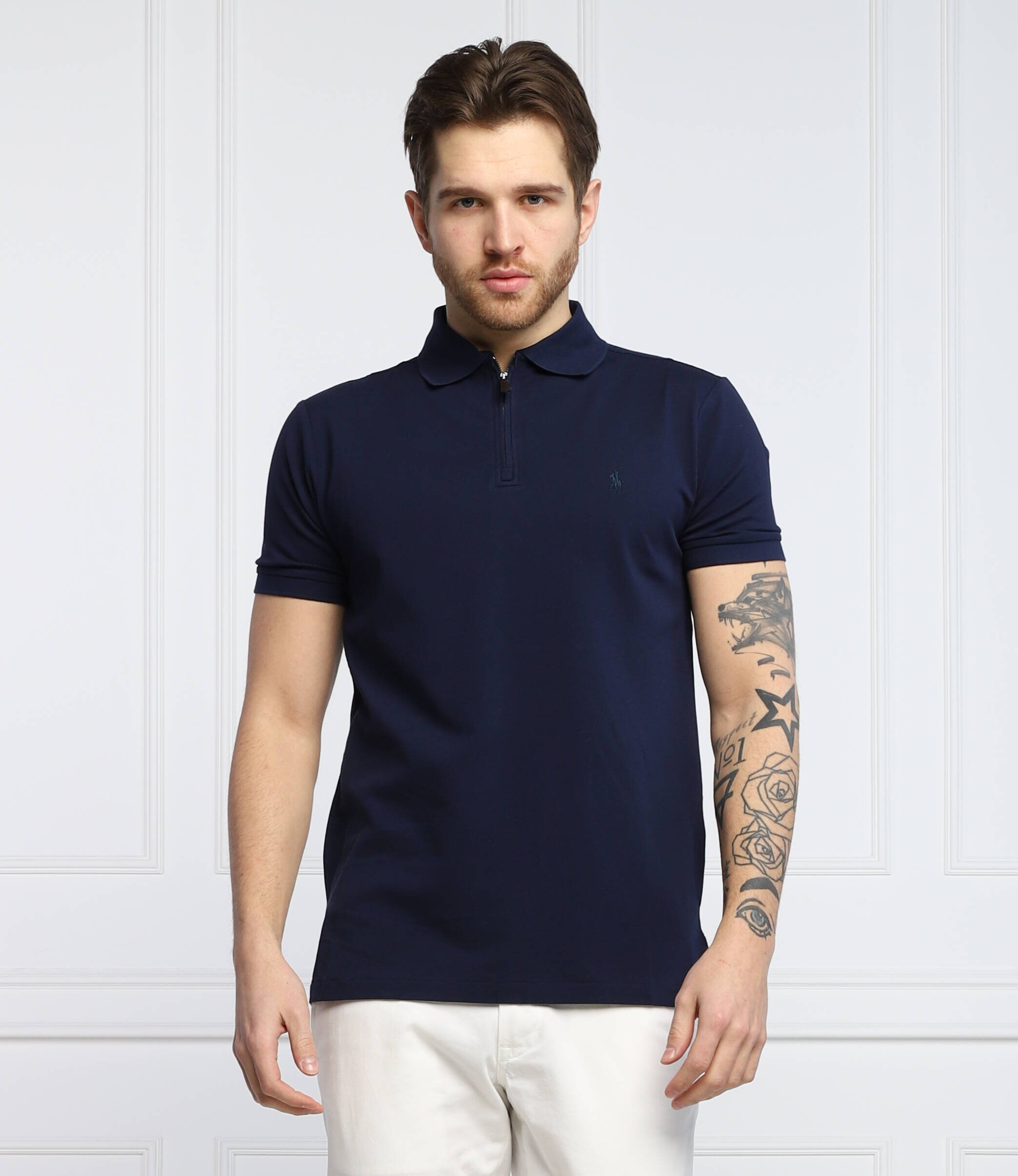 Polo Ralph Lauren Polo | Custom slim fit plasă stretch