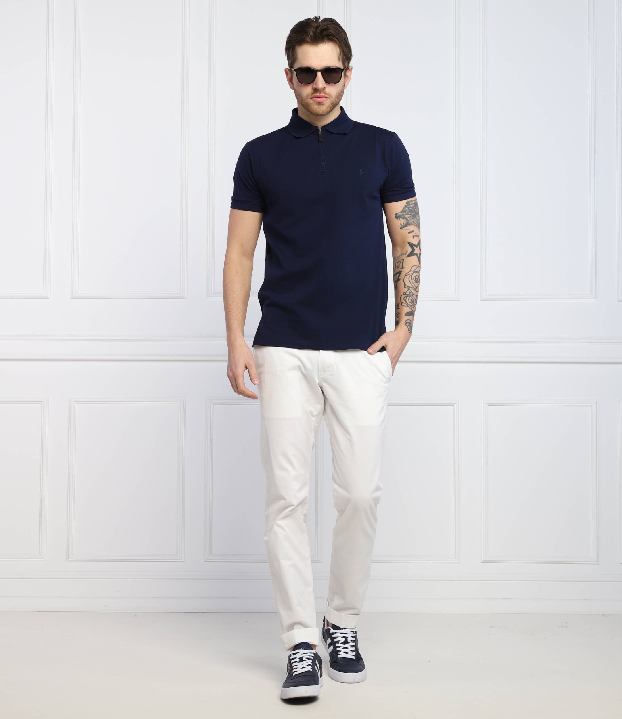 Polo Ralph Lauren Polo | Custom slim fit plasă stretch