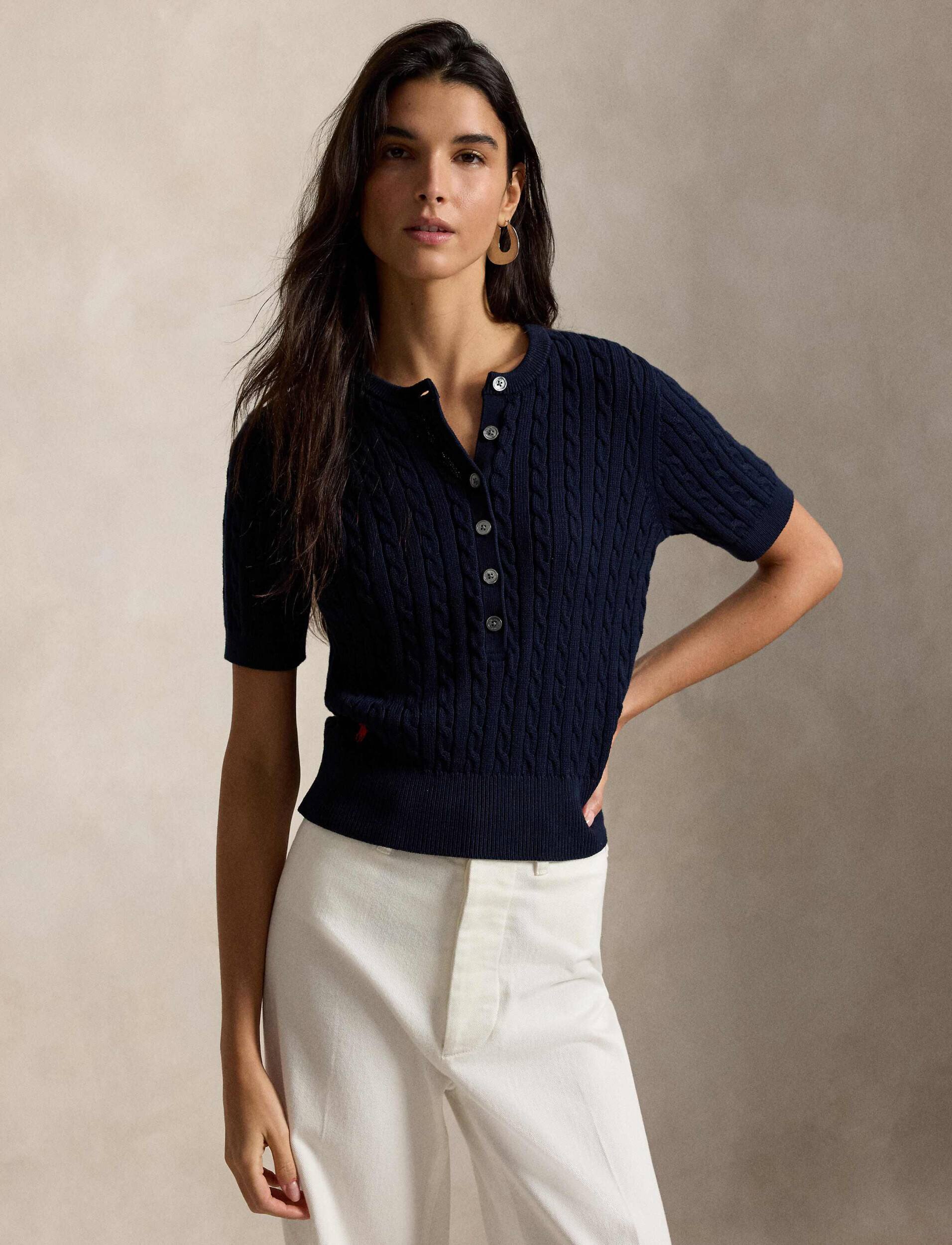Polo Ralph Lauren Pulover Henley | Slim Fit