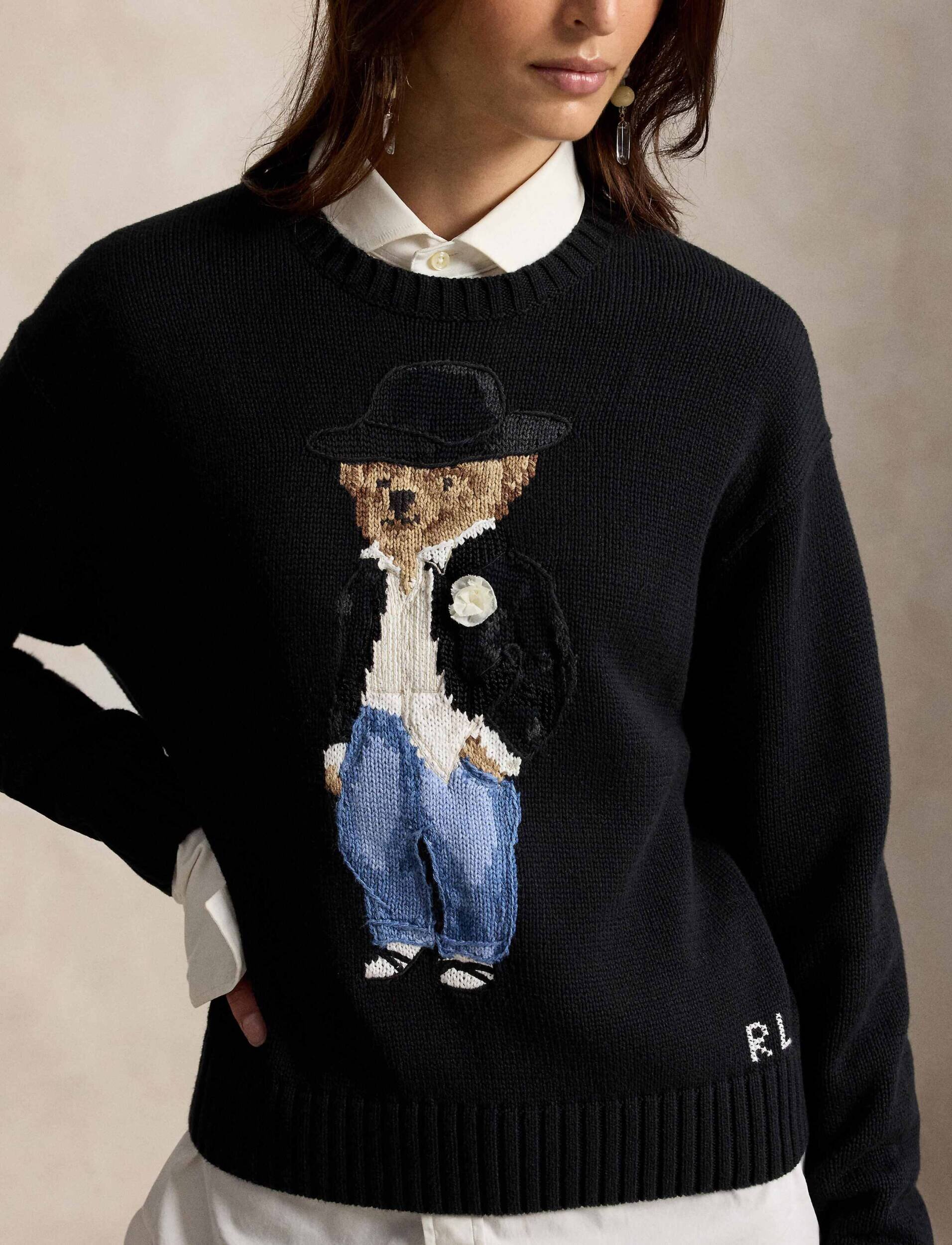 Polo Ralph Lauren Pulover Holiday polo Bear | Relaxed fit