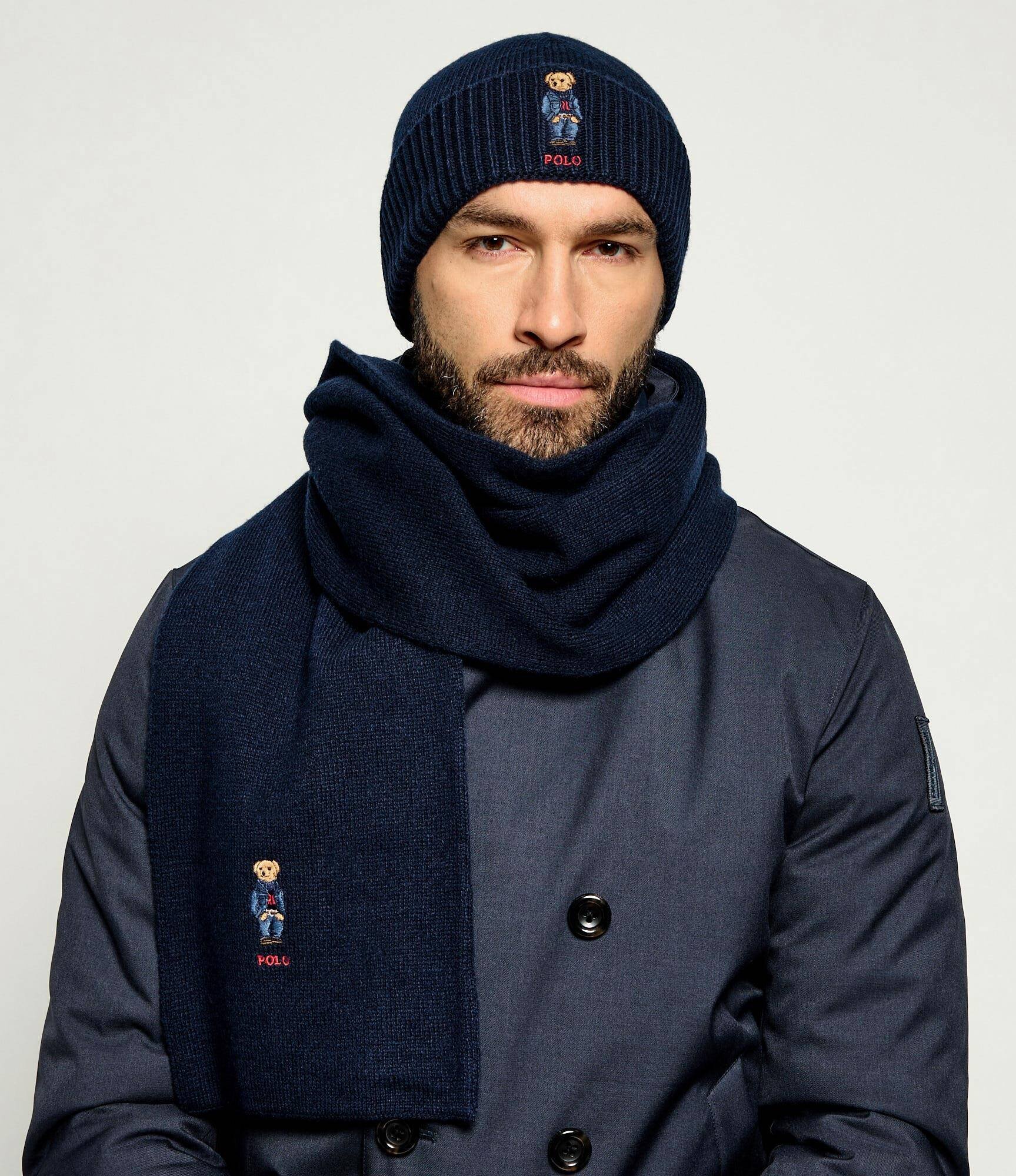 Polo Ralph Lauren Șal + căciulă cu adaos de lână