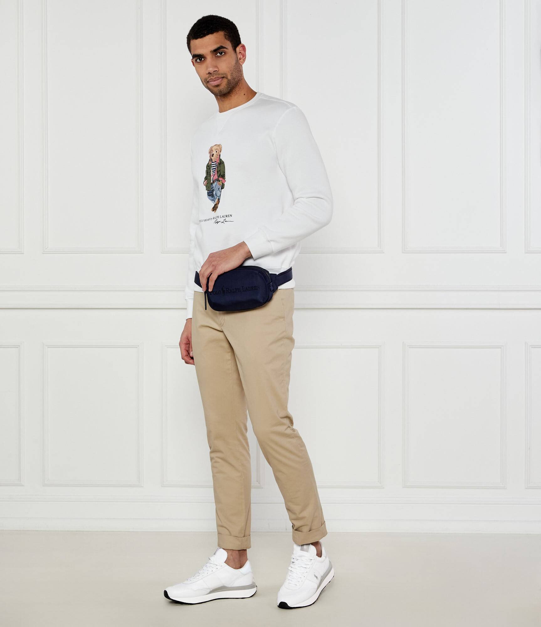 Polo Ralph Lauren Sneakers cu adaos de piele