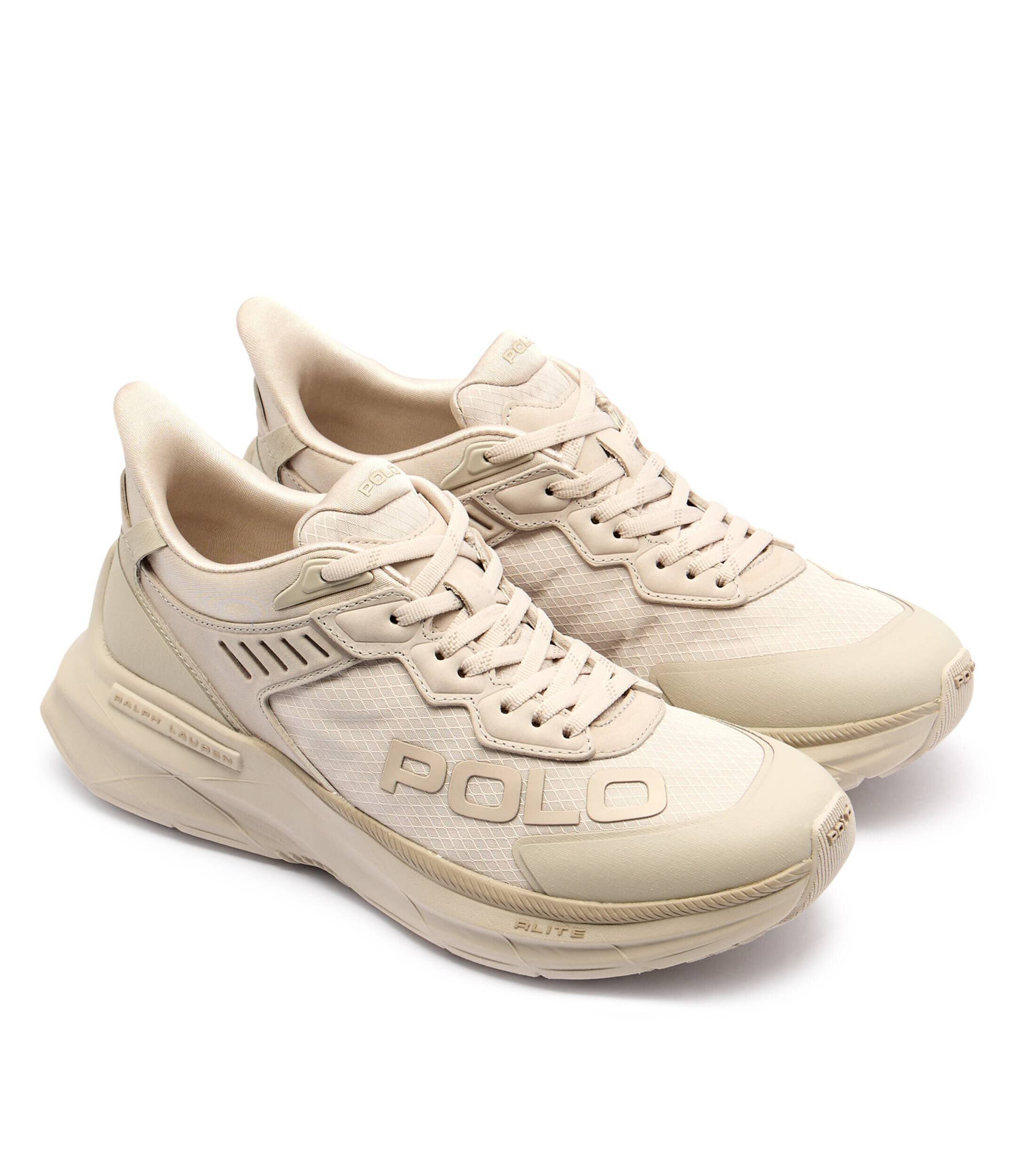 Polo Ralph Lauren Sneakers cu adaos de piele