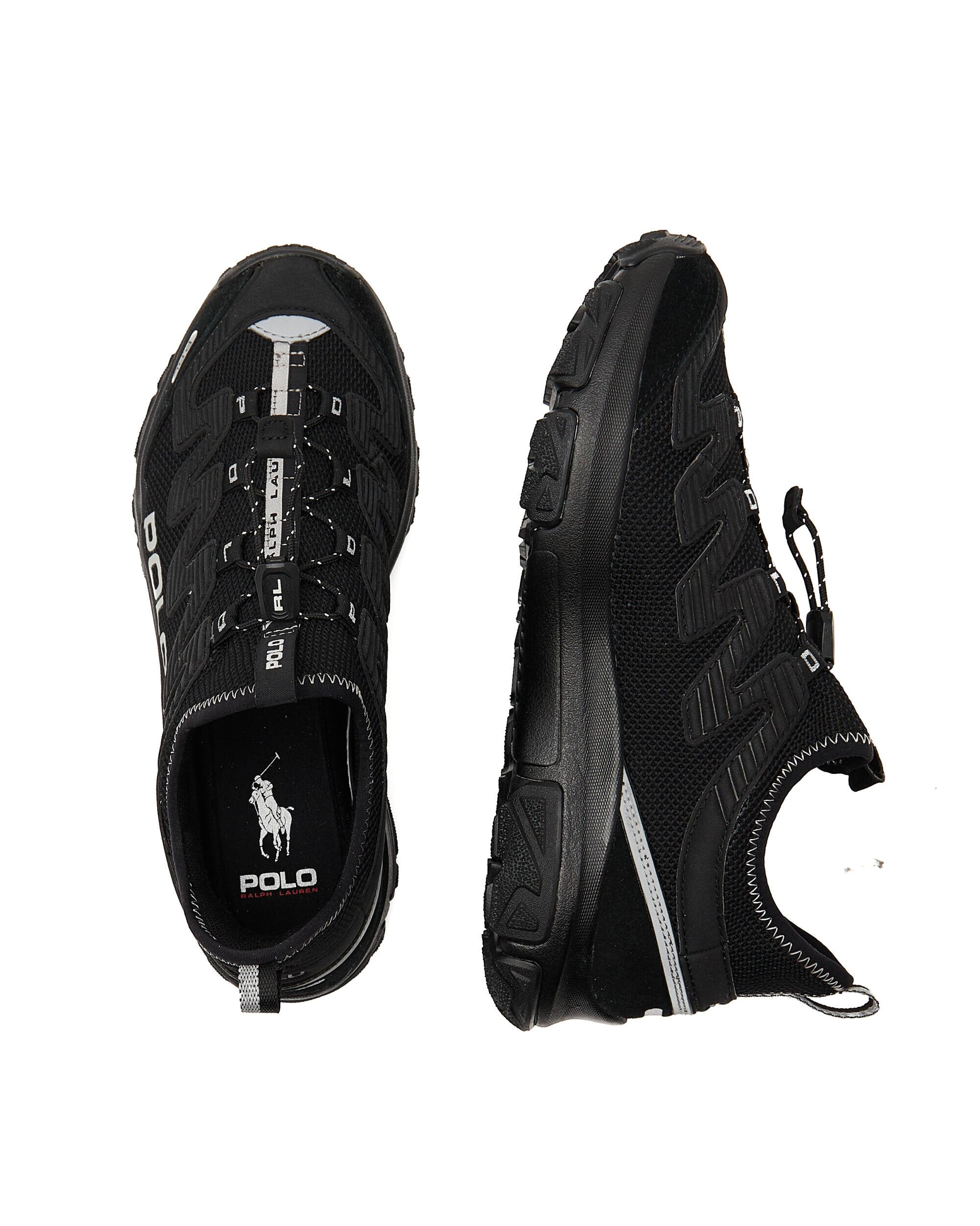 Polo Ralph Lauren Sneakers cu adaos de piele
