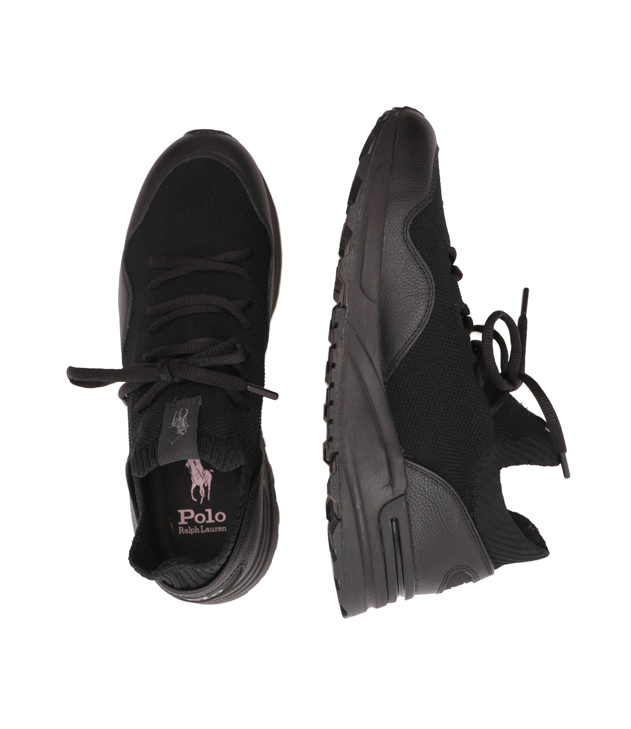 Polo Ralph Lauren Sneakers cu adaos de piele